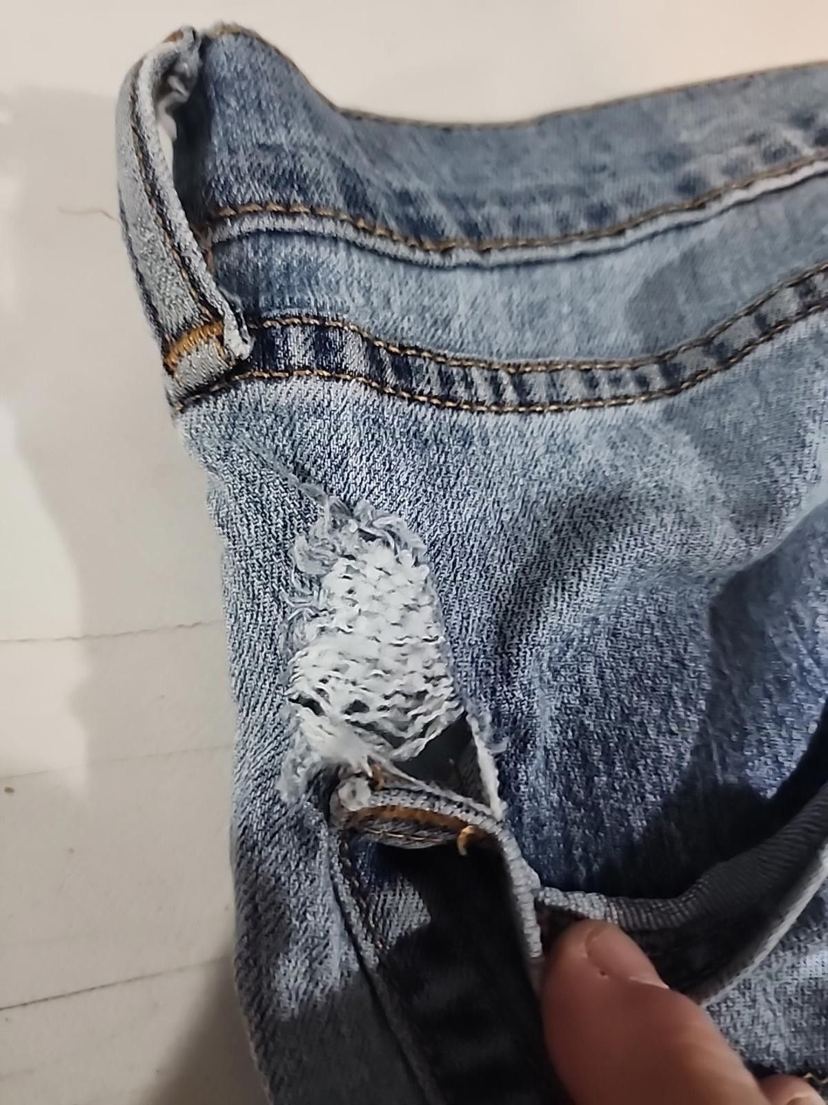 Levi's Levi's 505 Mens Jeans Actual 34Wx33L Blue Denim Regular Fit Size US 34 / EU 50 - 5 Thumbnail