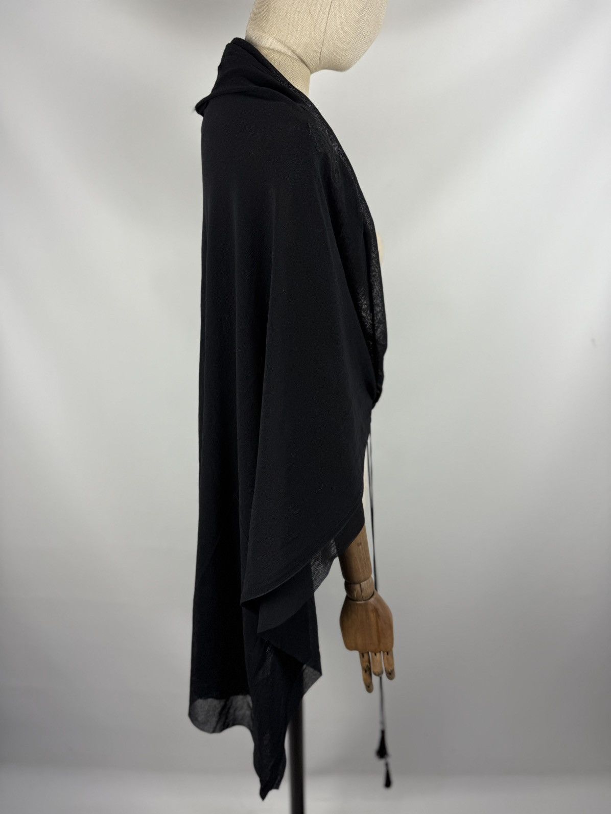Jean Paul Gaultier Jean Paul Gaultier Soleil Vintage 90s Mesh Cape Tunic Blouse Size M / US 6-8 / IT 42-44 - 14 Thumbnail