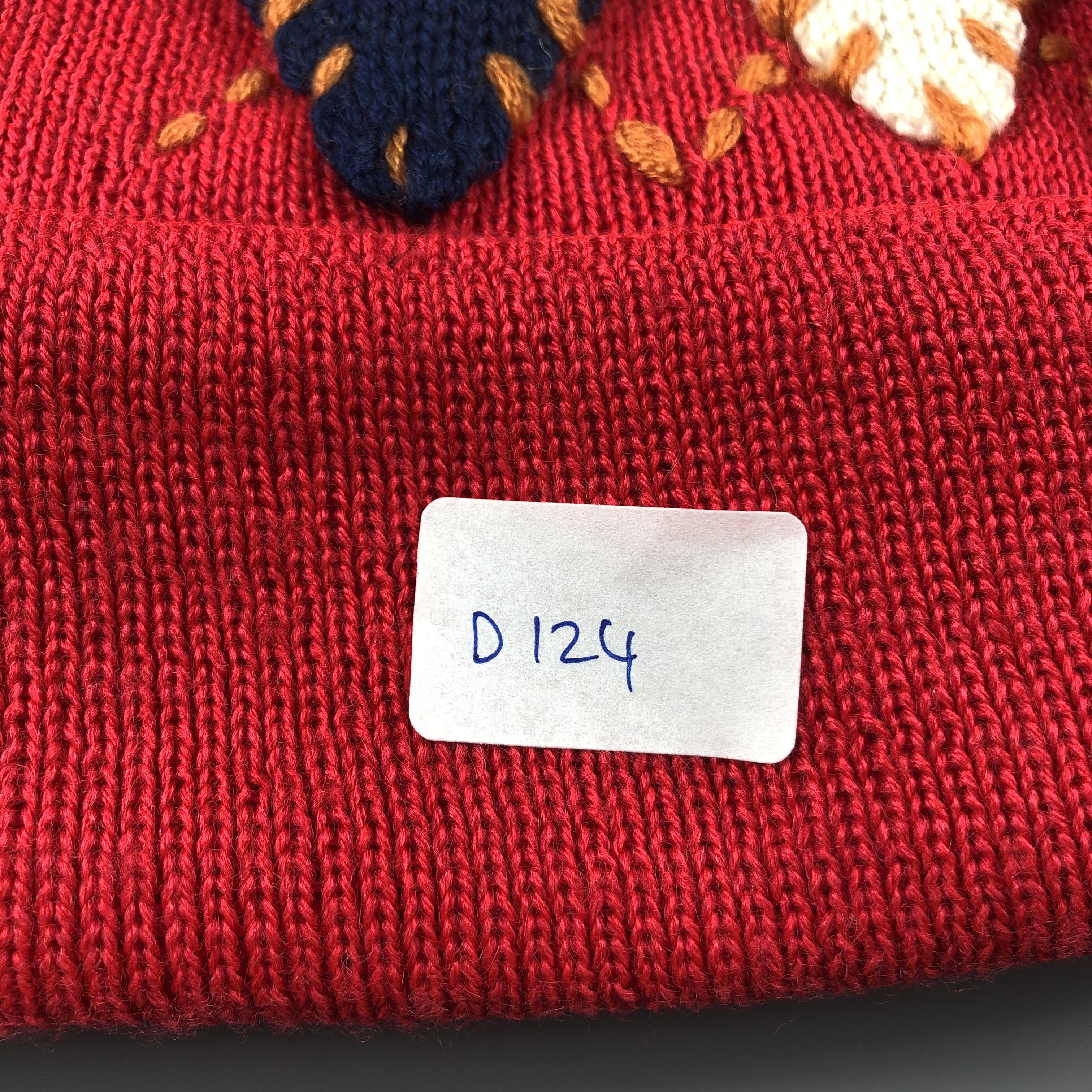 Japanese Brand × Vintage Sashiko Minimalist Beanie Snow Hat Snow Cap -D124 Size ONE SIZE - 5 Thumbnail