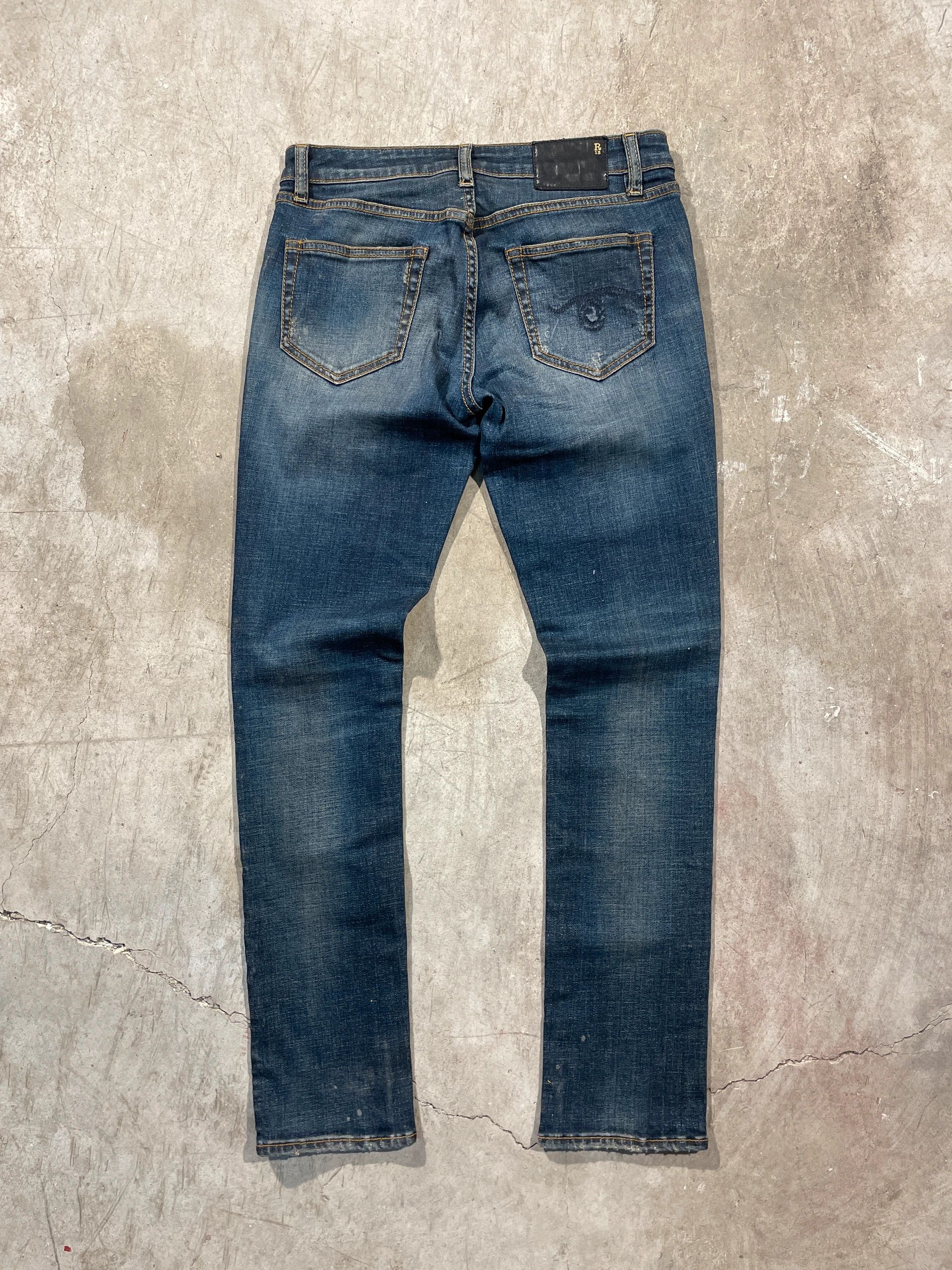R13 R13 Kate Skinny Denim Jeans Size 27" / US 4 / IT 40 - 2 Thumbnail