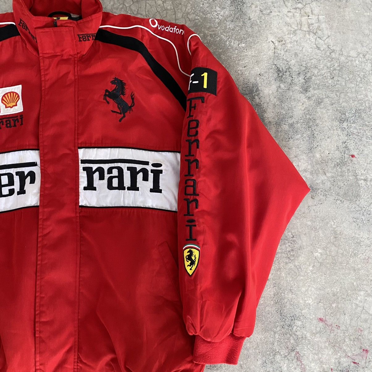 Ferrari Vintage 1996 Ferrari Formula 1 Nice Man Racing Jacket Size US XXL / EU 58 / 5 - 7 Thumbnail