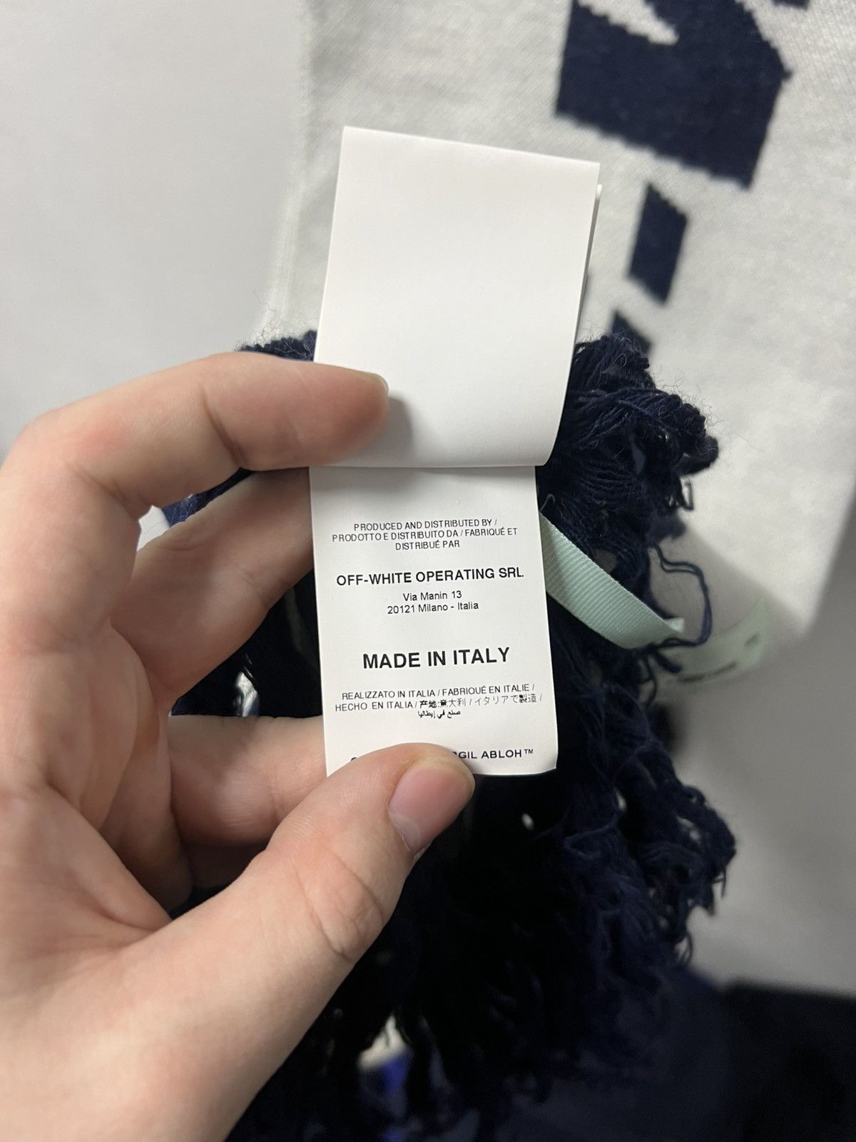 Off-White Off-White Scarf White Big Logo Luxury Size ONE SIZE - 10 Thumbnail