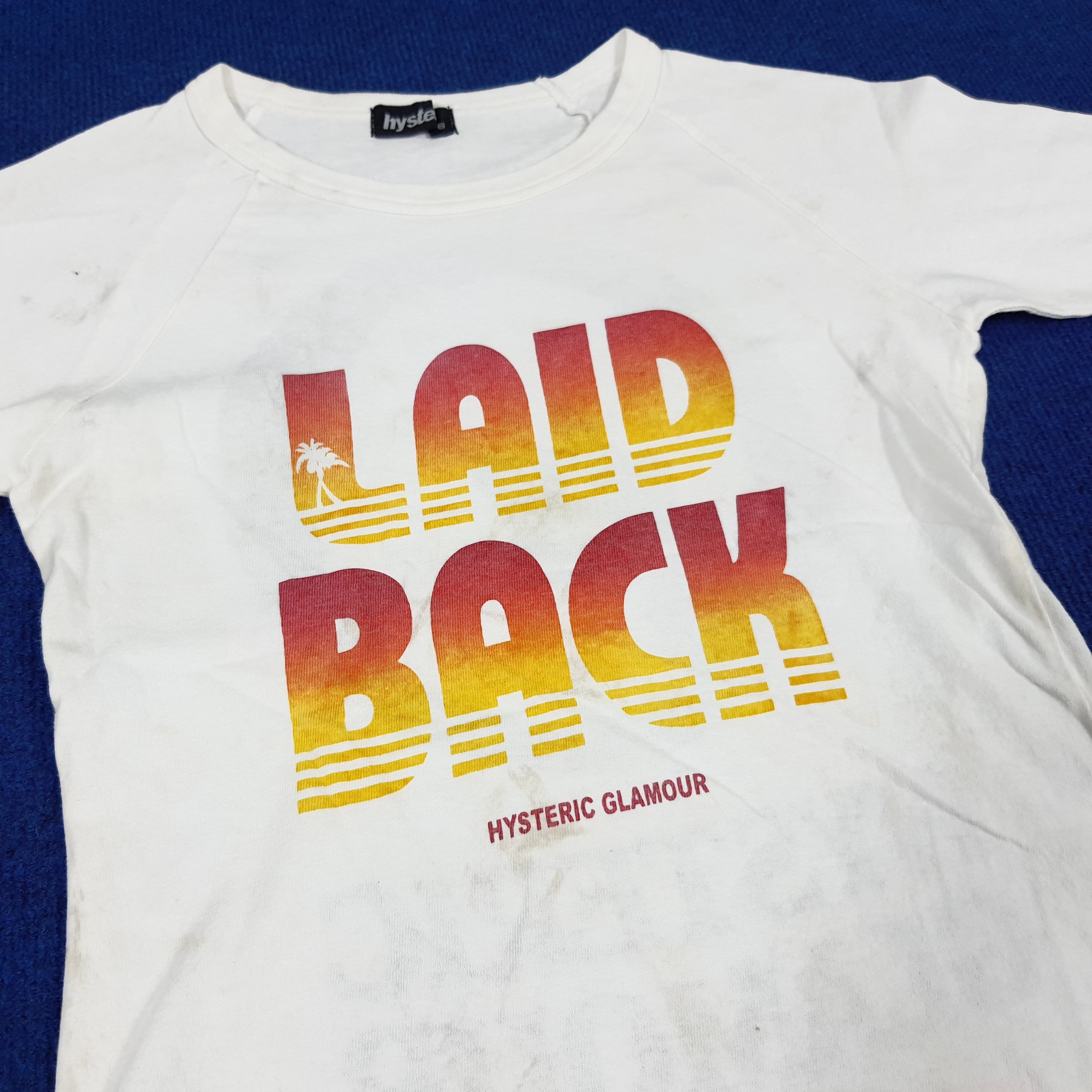 Hysteric Glamour Vintage Hysteric Glamour Japan Laid Back Custom Logo T-shirt Size XS / US 0-2 / IT 36-38 - 2 Thumbnail