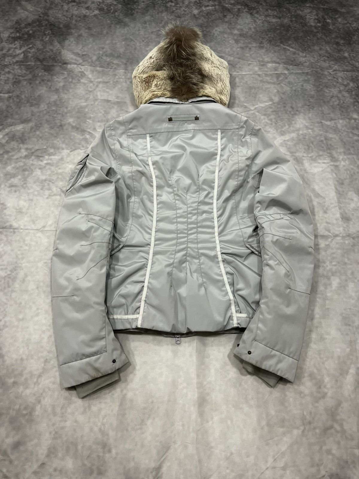 Marithe + Francois Girbaud Marithé + Francois Girbaud Mohawk Fur Puffer Jacket Size M / US 6-8 / IT 42-44 - 14 Thumbnail