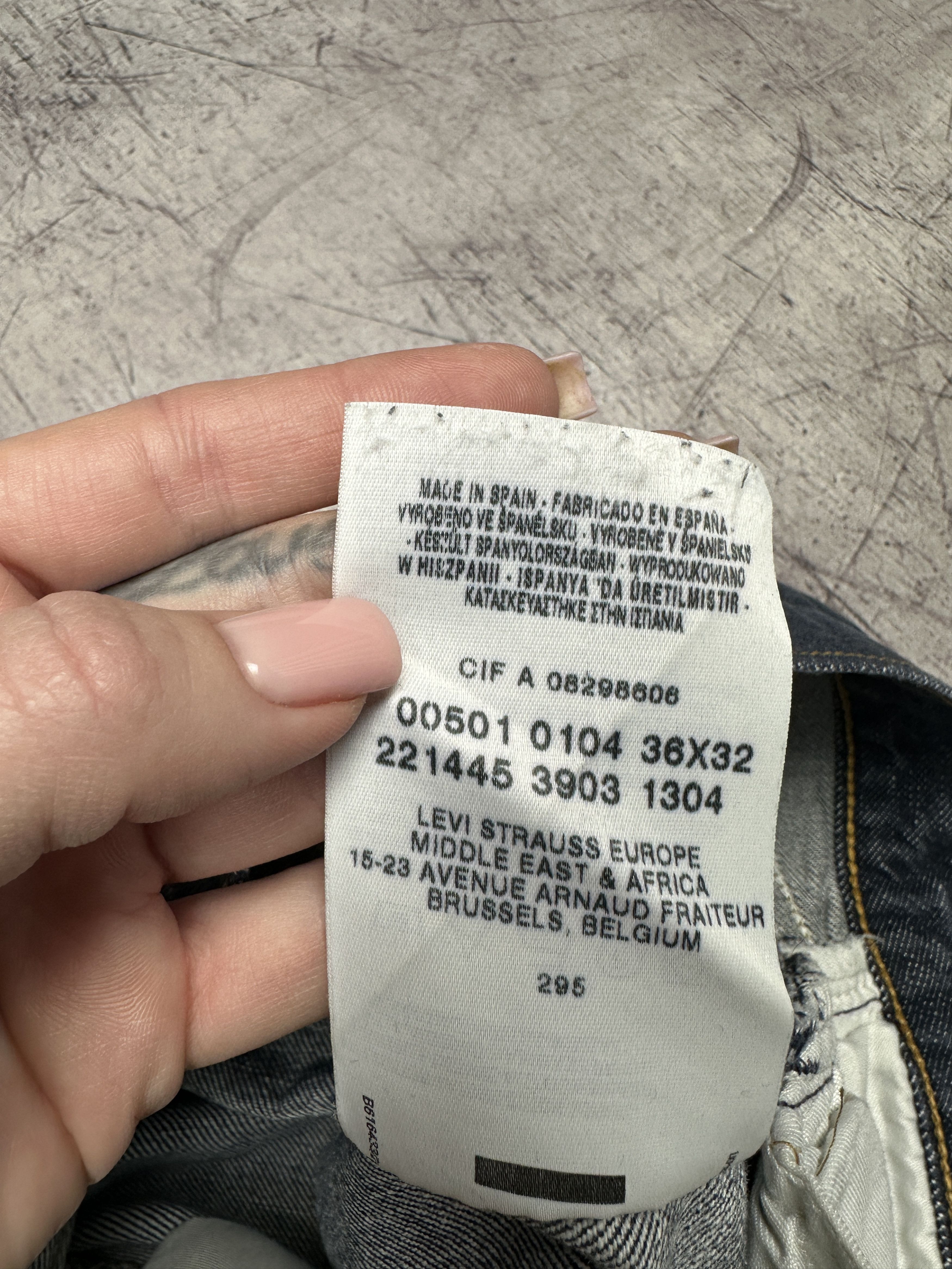 Levi's Levi's 501 Mens Denim Pants Jeans Size 36 x 32 Size US 36 / EU 52 - 10 Thumbnail