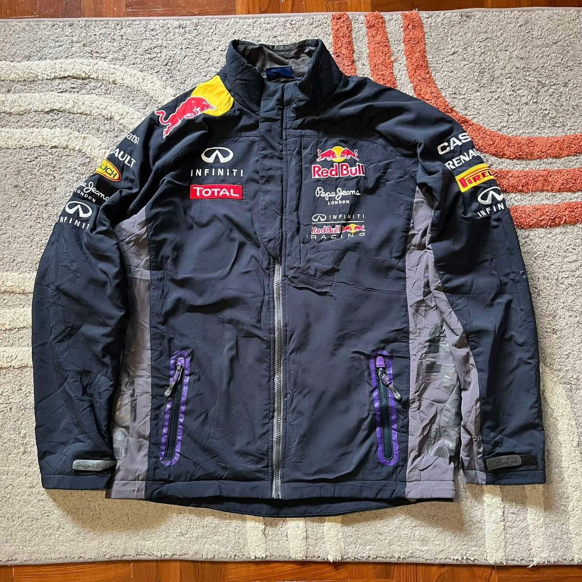 Archival Clothing × NASCAR × Racing Pepe Jeans Infiniti Red Bull Racing  jacket F1 | Grailed