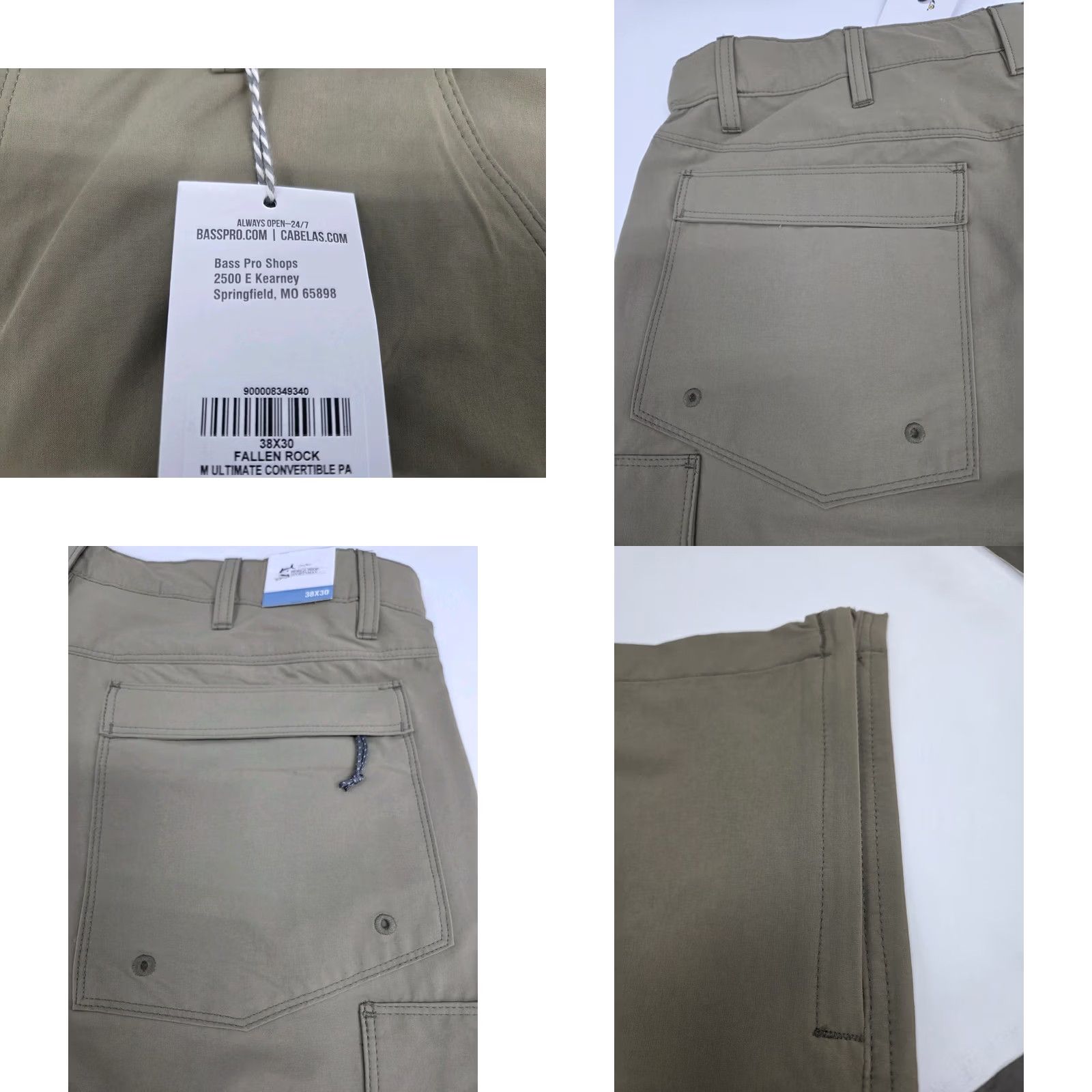 Vintage NWT World Wide Sportsman Fallen Rock Ultimate Convertible Beige Pants 38 #8670 Size US 38 / EU 54 - 9 Thumbnail