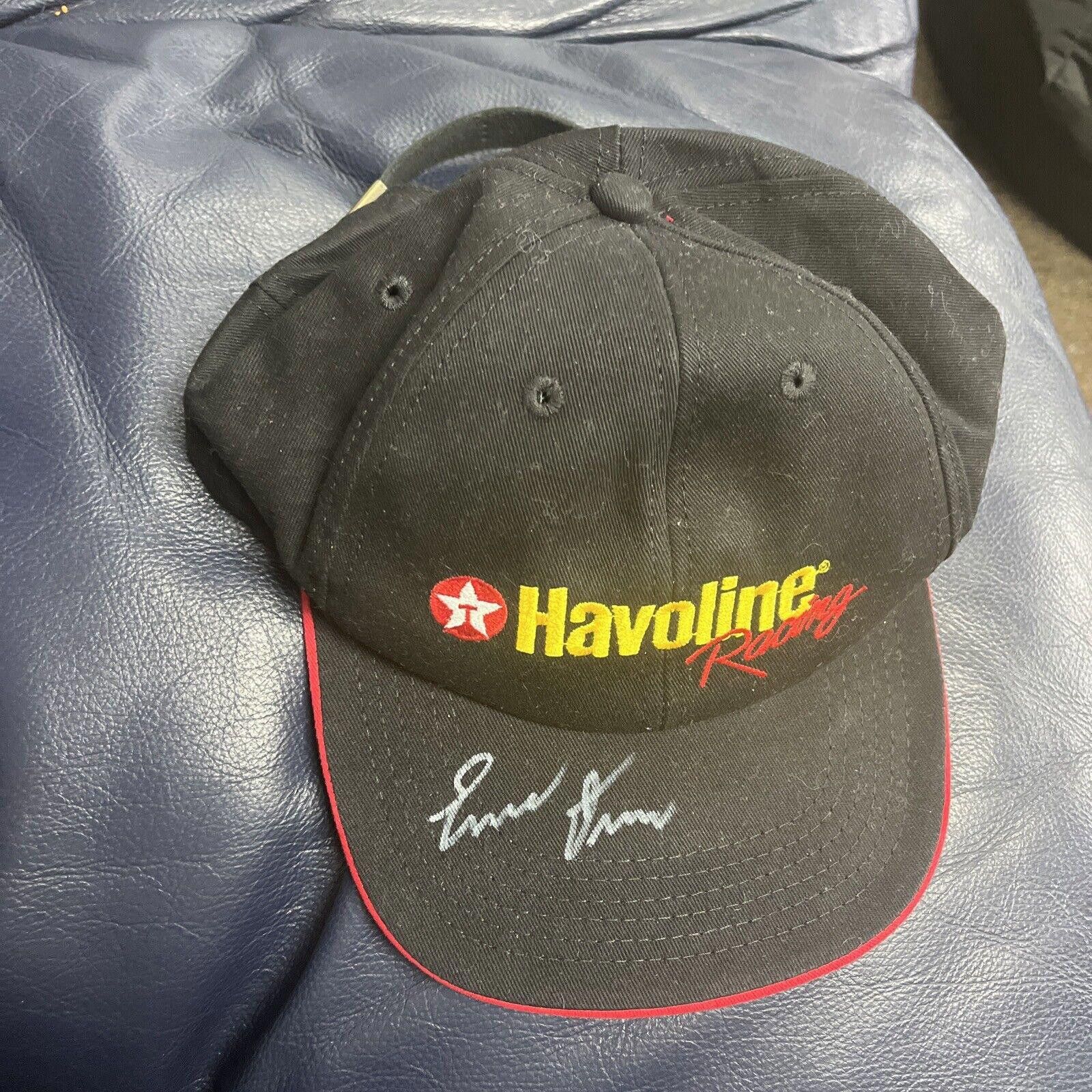 Designer Ernie Irvan - SIGNED Havoline Racing Hat - Curated Size ONE SIZE - 1 Thumbnail