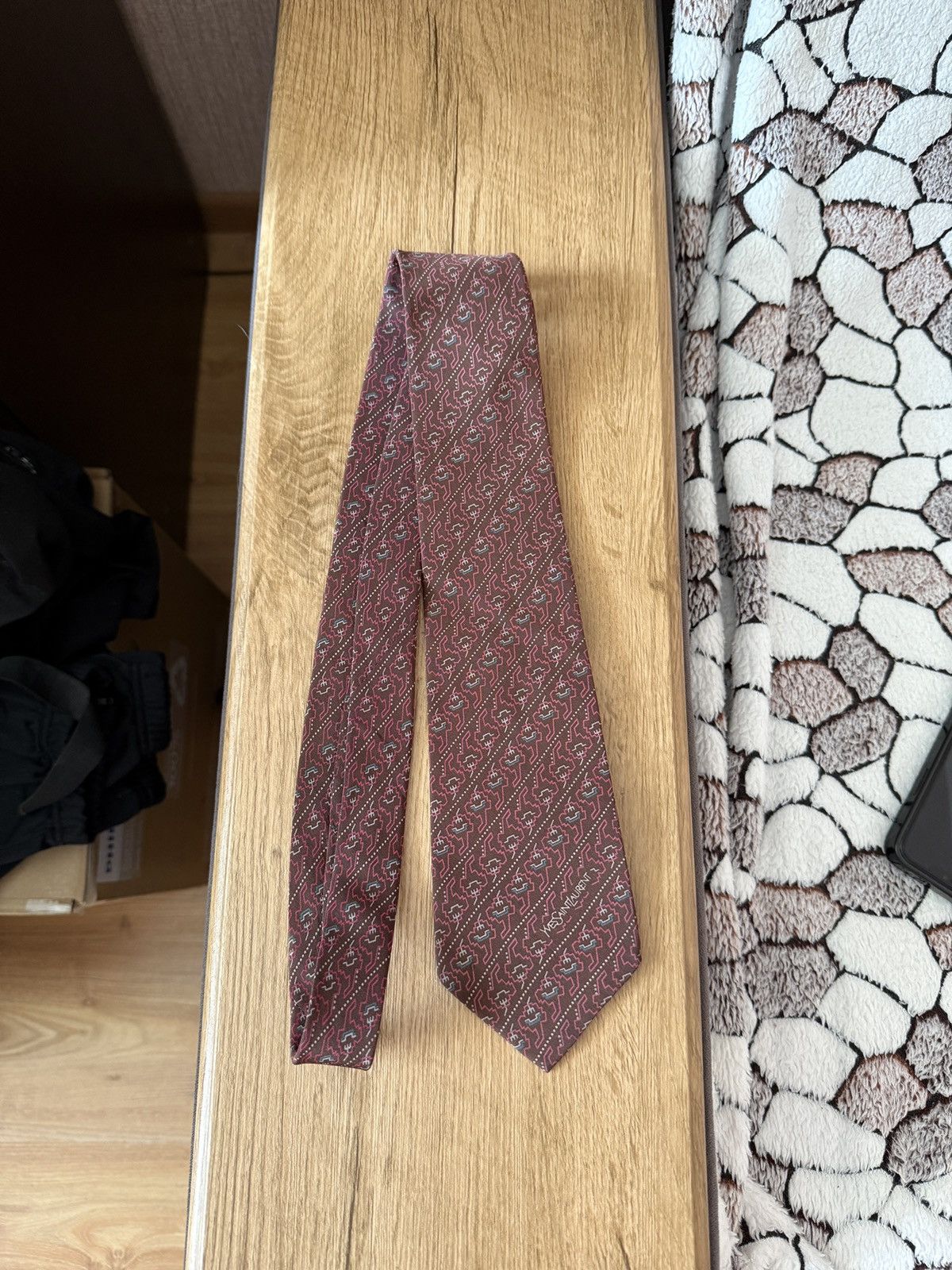 Yves Saint Laurent Vintage Ysl Yves Saint Laurent Tie Size ONE SIZE - 1 Thumbnail