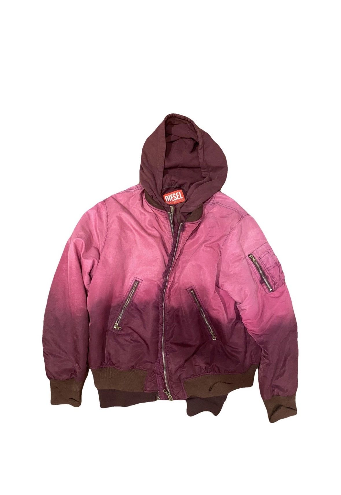 Diesel Diesel G-Diesel Kamila Gradient-Effect Hooded Zipped Jacket Size XL / US 12-14 / IT 48-50 - 1 Thumbnail