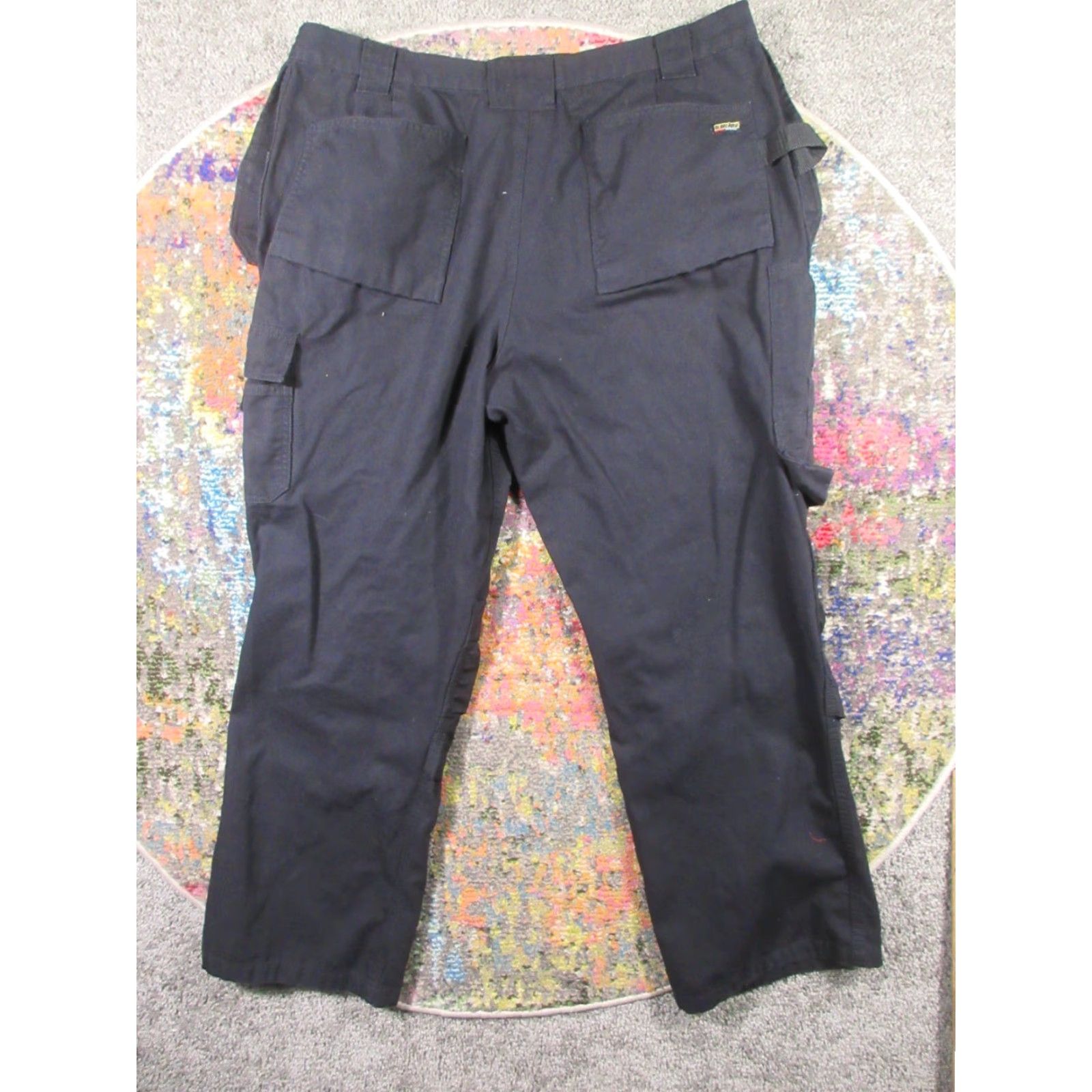 Vintage Blaklader Workwear Double Knee Carpeter Multi Pocket Pants Men 40x32 (TAG 42X32) Size US 40 / EU 56 - 2 Thumbnail