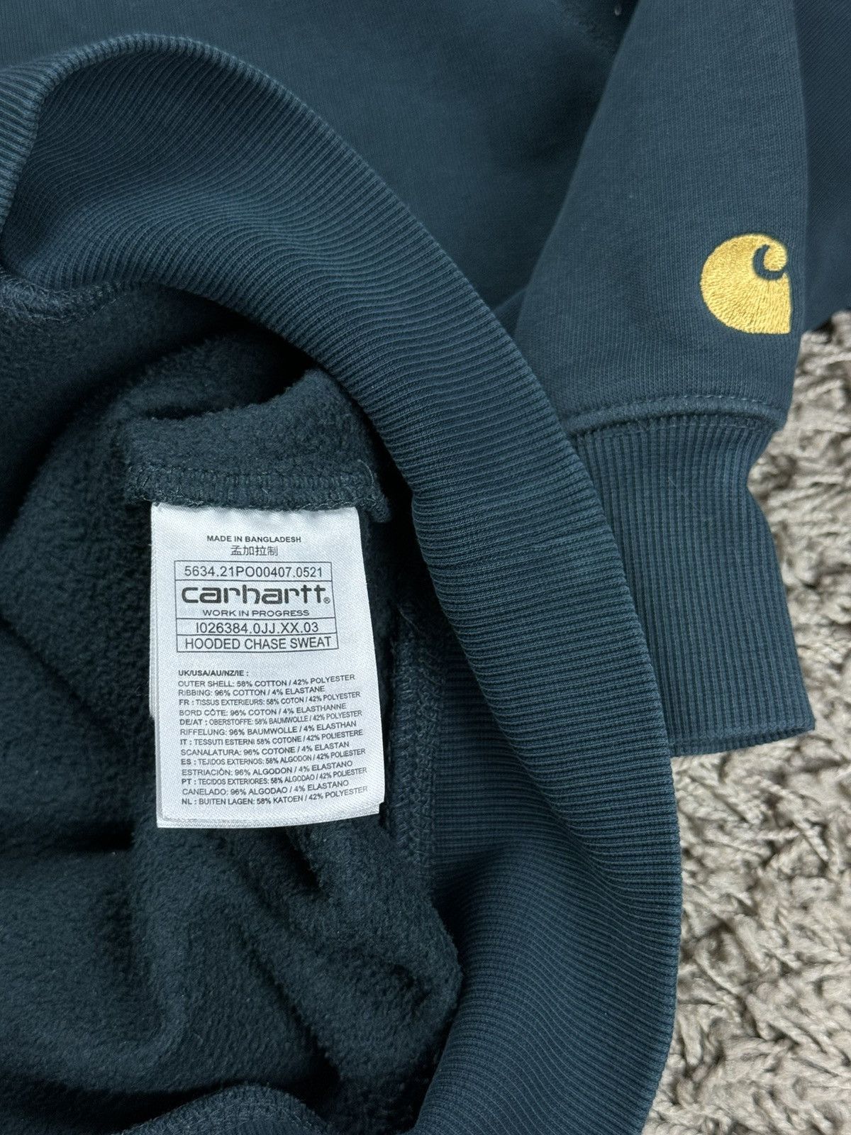 Carhartt Hoodie Carhartt Sweat y2k original casual skate item Size US S / EU 44-46 / 1 - 4 Thumbnail
