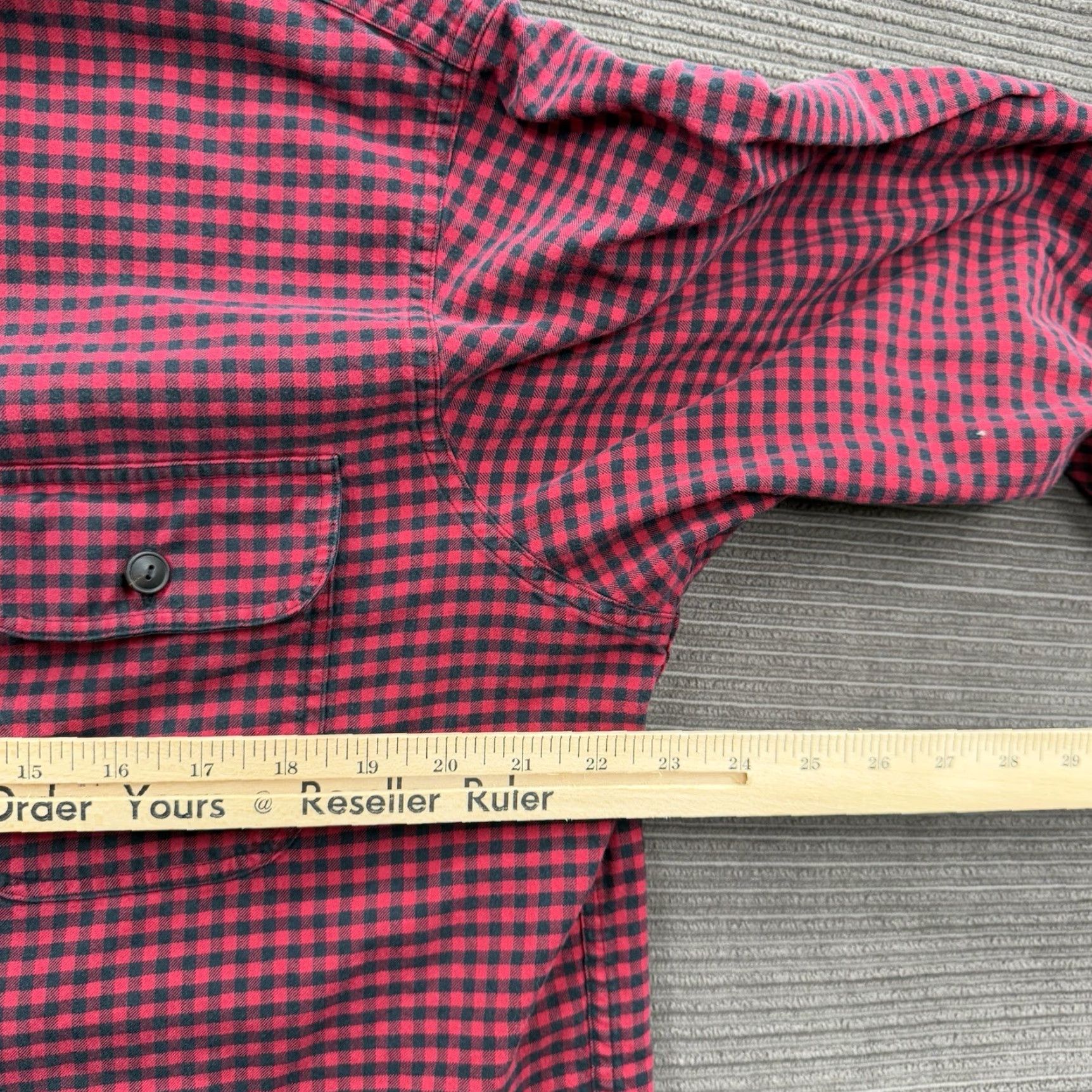 Polo Ralph Lauren Polo Ralph Lauren Shirt Men Large Gingham Cotton Long Sleeve Outdoors Workwear Size US L / EU 52-54 / 3 - 4 Thumbnail