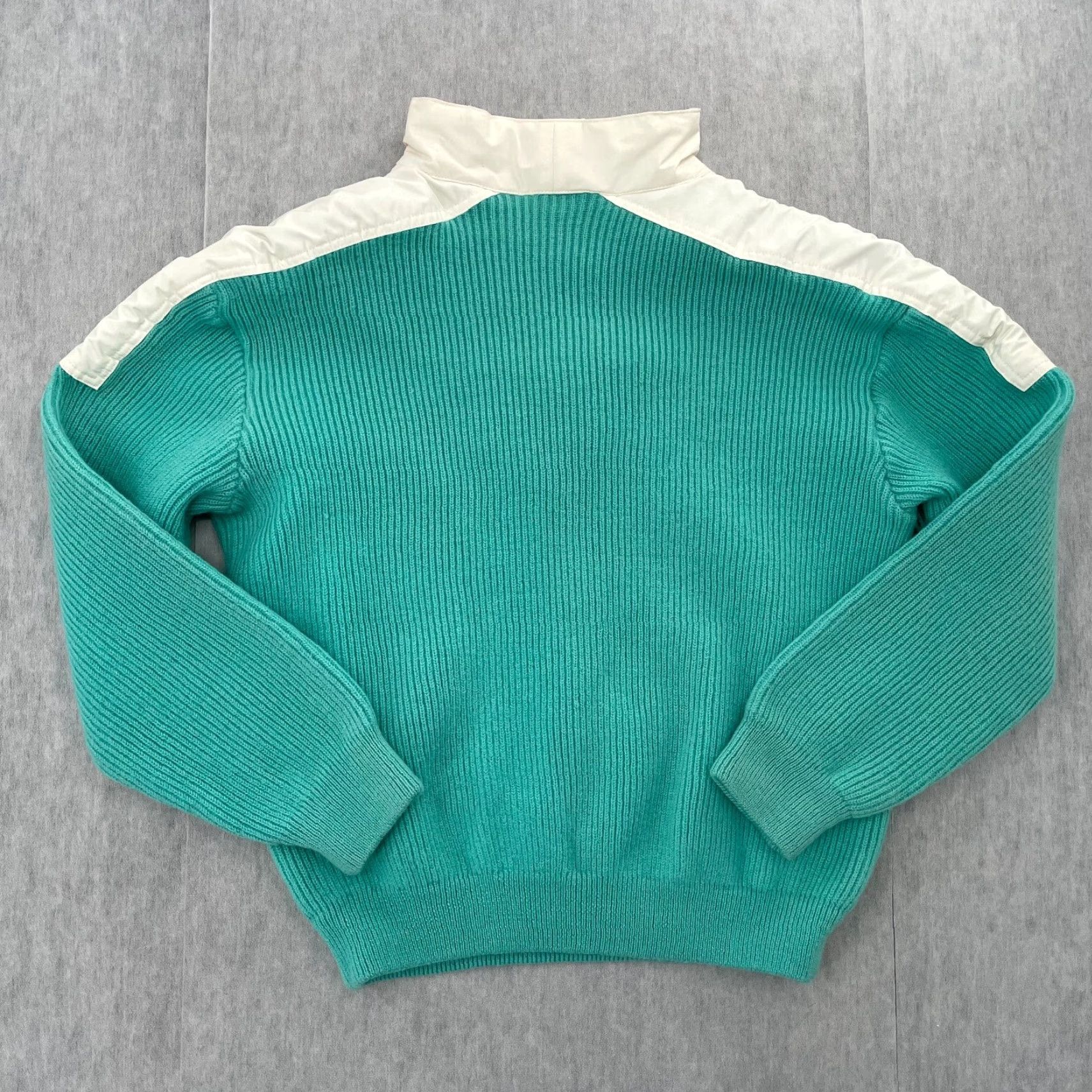 Spyder VINTAGE Spyder Women's Pullover Sweater Large Blue Wool Knitted Logo Casual Outdoor Size L / US 10 / IT 46 - 2 Thumbnail