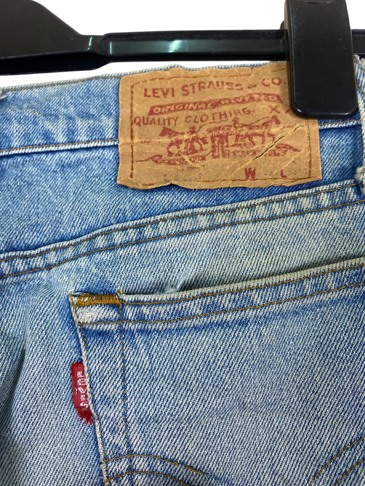Levi's × Levi's Vintage Clothing × Vintage Vintage Distressed Levis 517 Talon Zip Bootcut Jeans Size US 28 / EU 44 - 12 Thumbnail