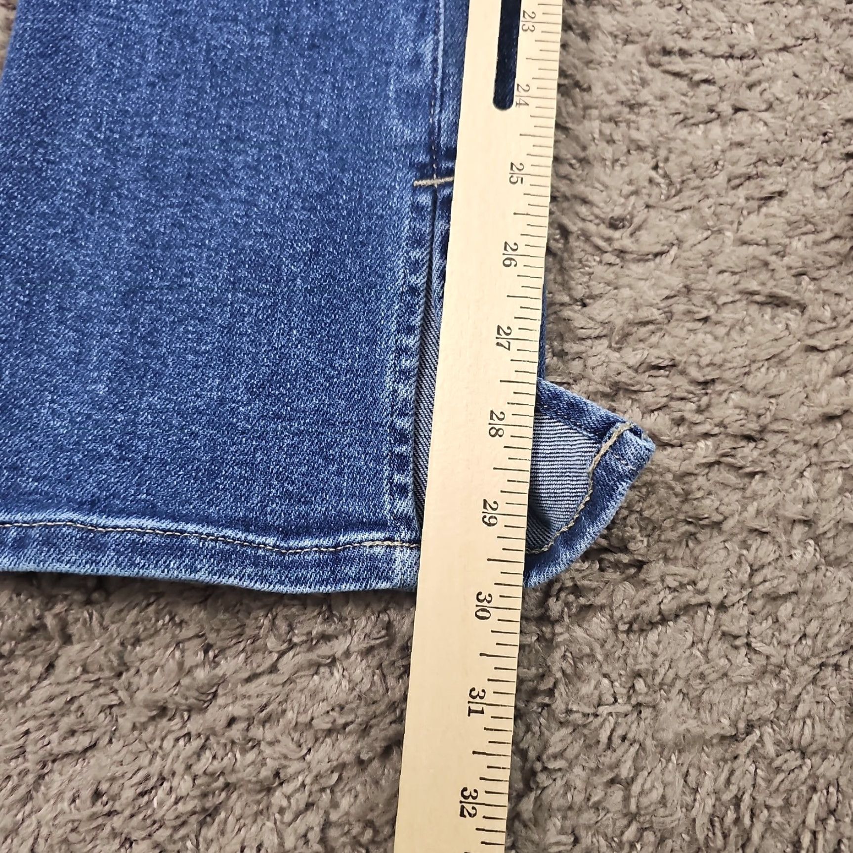 Express Express Jeans Womens 2 S Flared Mid Rise Hyper Sculpt Stretch Skyscraper 23x30 Blue Size 26" / US 2 / IT 38 - 6 Thumbnail