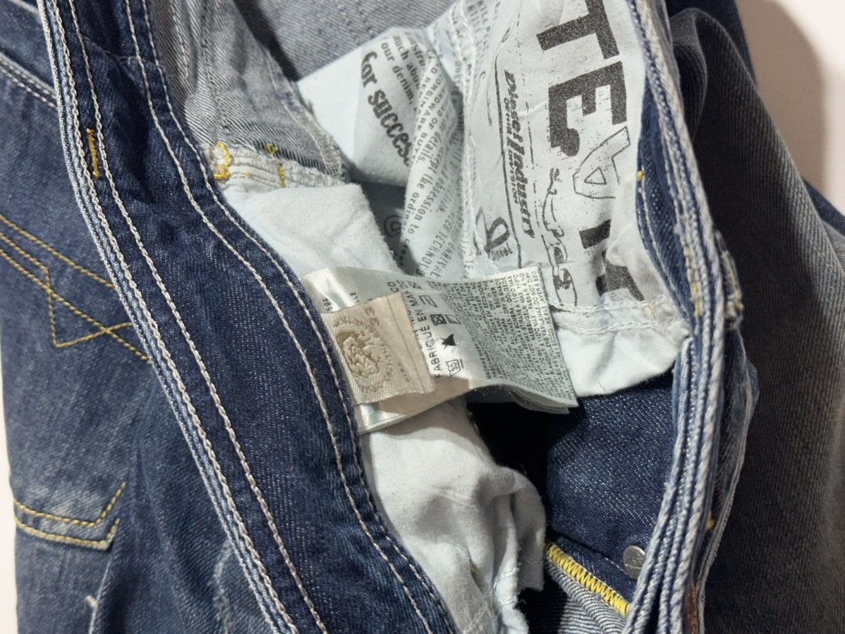 Diesel Diesel Timmen Distressed Blue Jeans Size US 33 - 10 Thumbnail