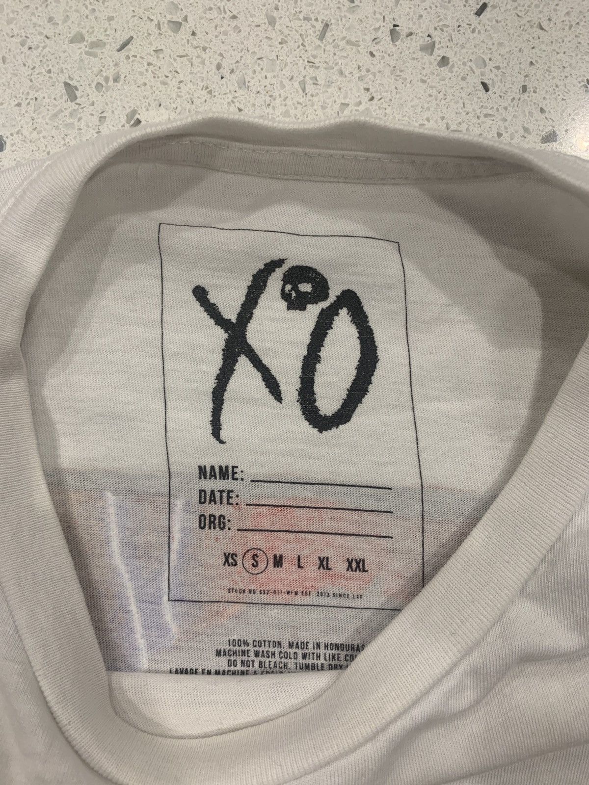 XO XO The Weeknd tour tee Size US S / EU 44-46 / 1 - 3 Thumbnail