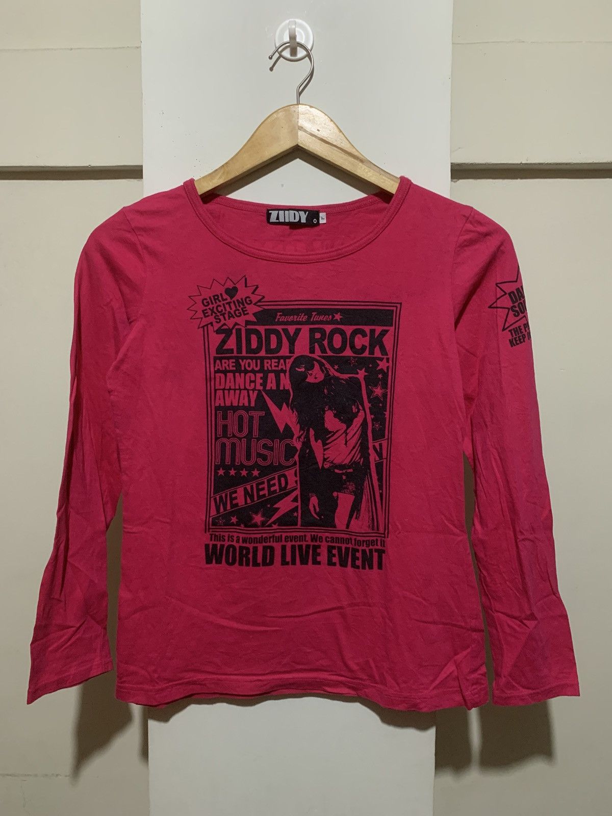 Hysteric Glamour × Undercover Japanese Ziddy Grove Hysteric Glamour Style Longsleeve Tee Size US S / EU 44-46 / 1 - 1 Thumbnail