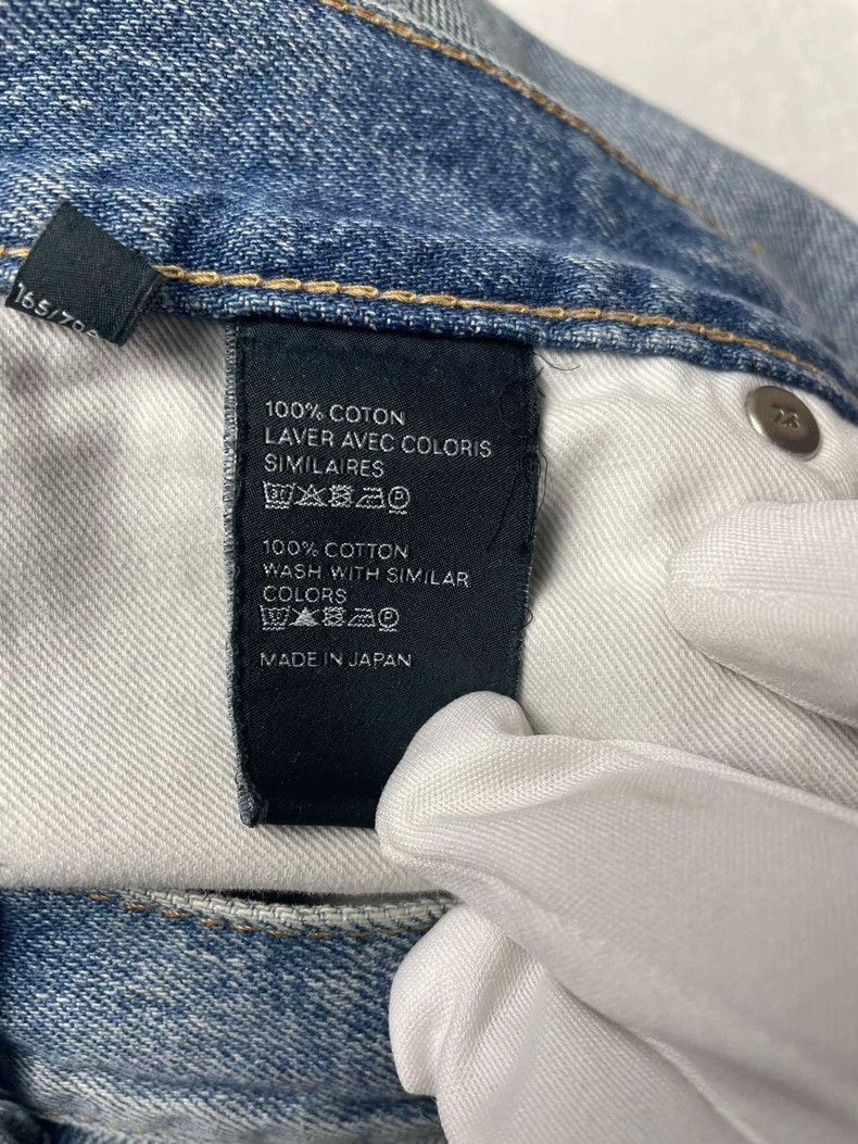 Celine Celine Wash Design Denim Pants with Frayed Hem Size US 28 / EU 44 - 6 Thumbnail