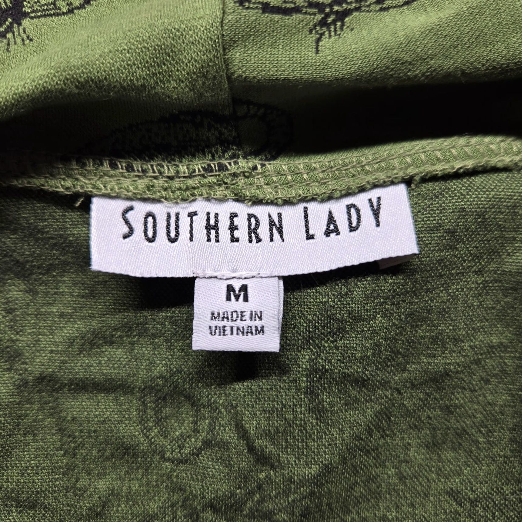 Vintage VINTAGE Southern Lady Shirt Long Sleeve Turtleneck Women M Green 90s Theme Mens Womens? Size M / US 6-8 / IT 42-44 - 3 Thumbnail