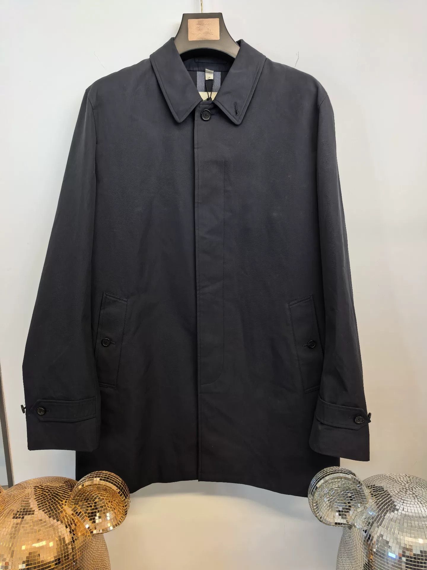 Burberry Burberry Men's Trench Coat in Black Size US M / EU 48-50 / 2 - 1 Thumbnail