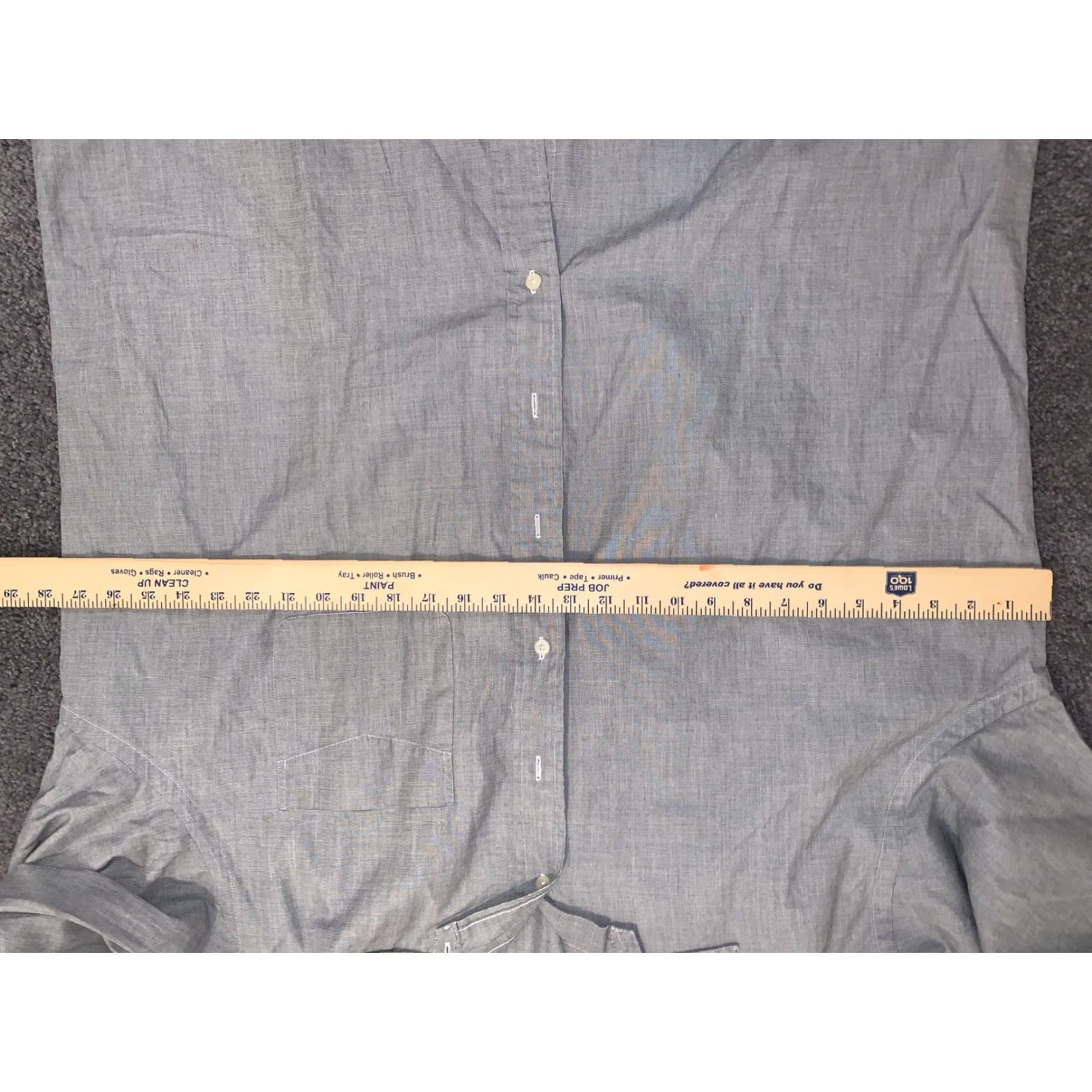Ralph Lauren Polo Golf Ralph Lauren Lowell Sport Long Sleeve Button Front Shirt 2XL Gray Mens Polo Golf Shirt Size US XXL / EU 58 / 5 - 4 Thumbnail