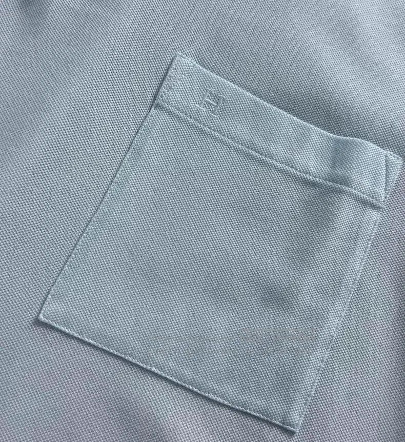 Hermes Hermes 经典男装晴天蓝polo衫 Classic Menswear Sky Blue Polo Shirt Size US XL / EU 56 / 4 - 5 Thumbnail