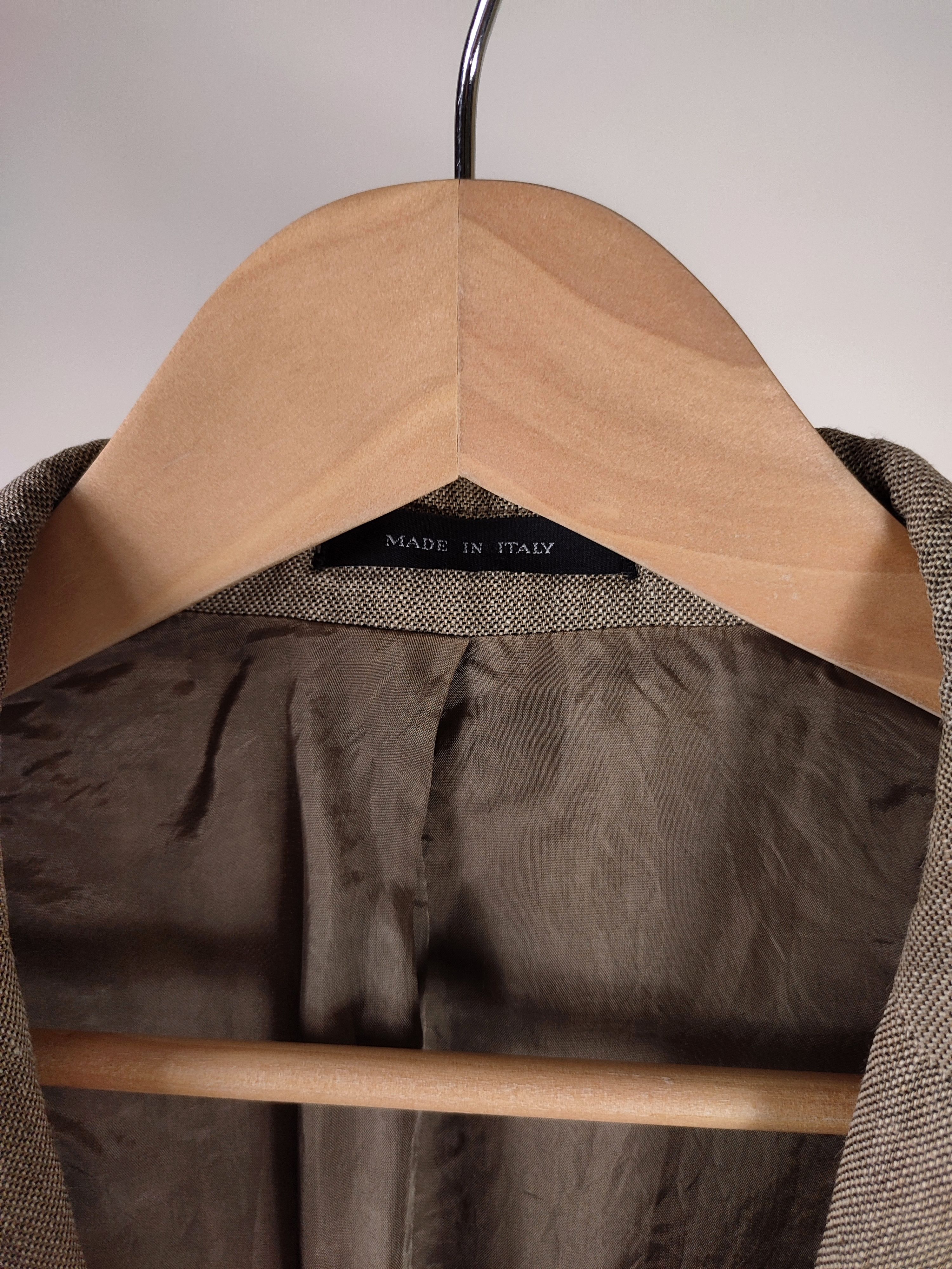 Emporio Armani Emporio Armani 2005 Oldschool Linen Blazer Size 50R - 15 Thumbnail