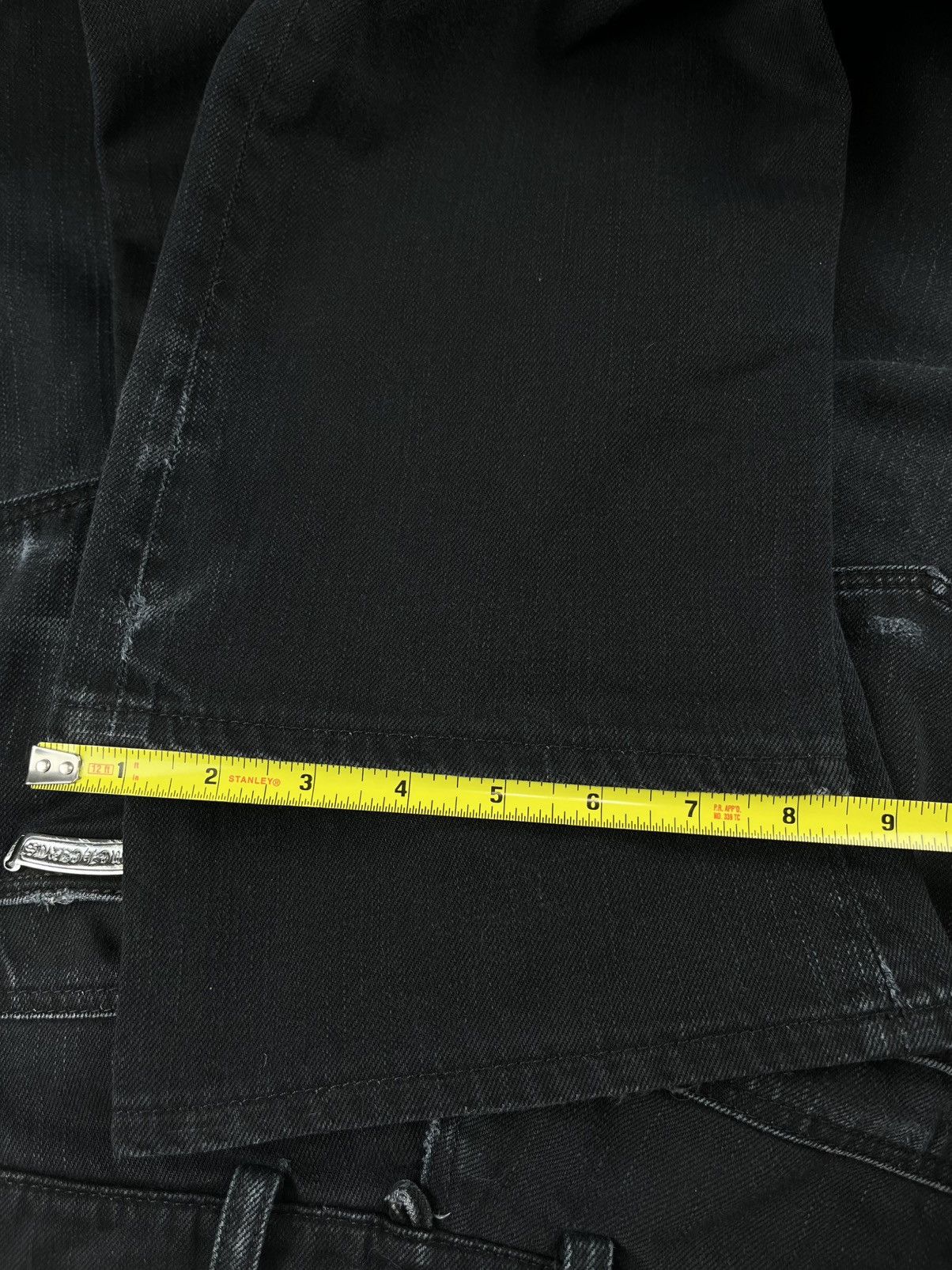 Chrome Hearts Chrome Hearts Thrashed Fleur Knee Bootcut Faded Denim Jeans Size US 30 / EU 46 - 15 Thumbnail
