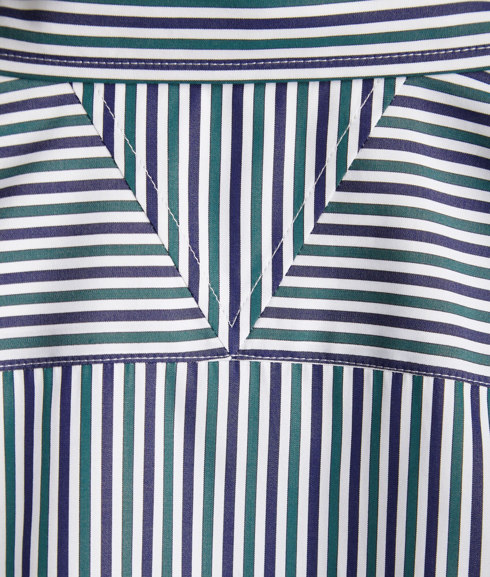 Bottega Veneta o1n1vont1224 Striped Cotton Shirt in Multicolor Size US L / EU 52-54 / 3 - 4 Thumbnail