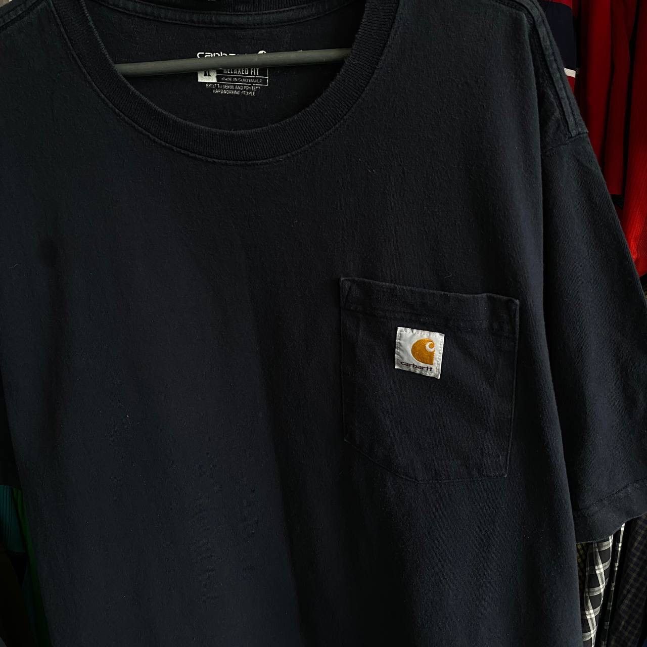 Carhartt Wip × Vintage Vintage Carhartt Wip patch logo streetwear oversized fit tee Size US XL / EU 56 / 4 - 2 Thumbnail