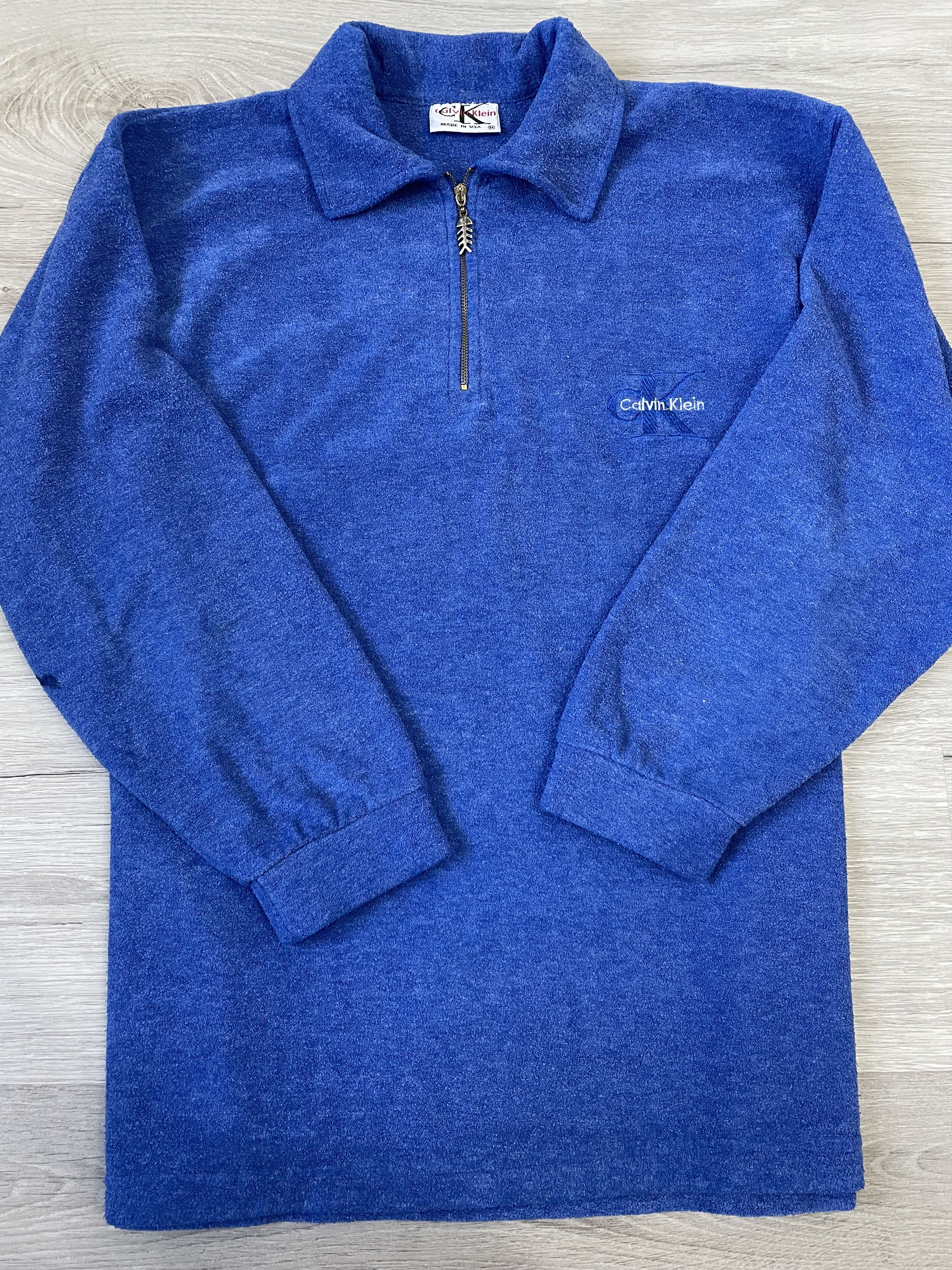 Calvin Klein × Vintage MENS VINTAGE FLECCE CASUAL RARE CALVIN CLEIN Size US M / EU 48-50 / 2 - 9 Thumbnail