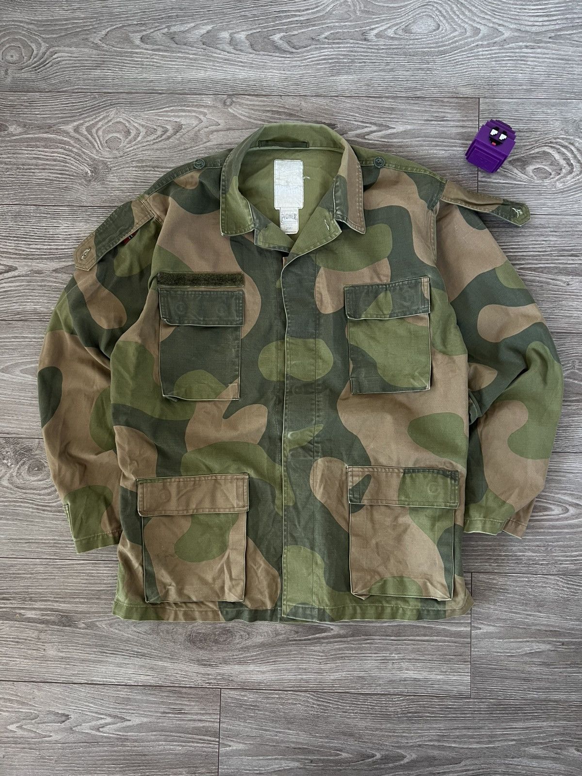 Vintage VINTAGE ‼️ Norwegian Camo NATO Army Tactical Jacket Size US M / EU 48-50 / 2 - 7 Thumbnail