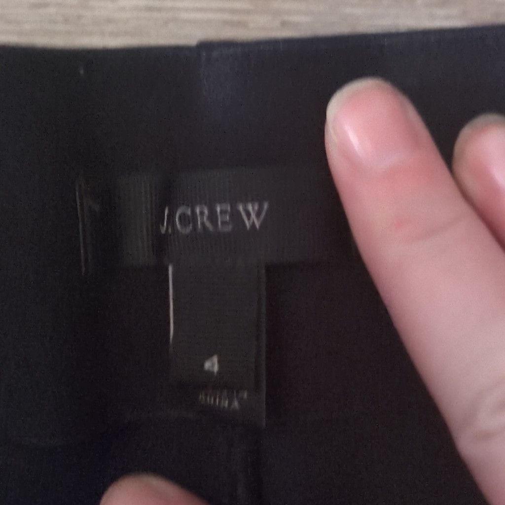 J.Crew J. Crew Navy Blue Wide Leg Crop Pants Size 4 Size 27" / US 4 / IT 40 - 2 Thumbnail