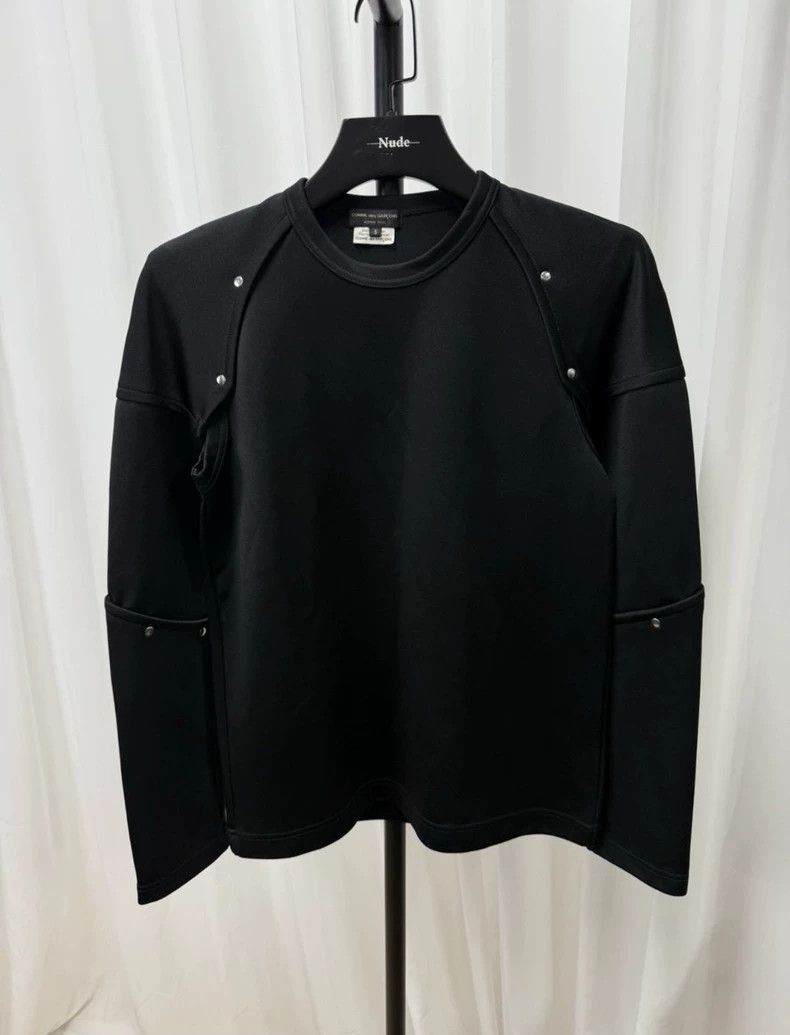 Comme des Garcons Comme Des Garcons Riveted hollow hoodie 2505-Nextarrow Size S / US 4 / IT 40 - 1 Thumbnail