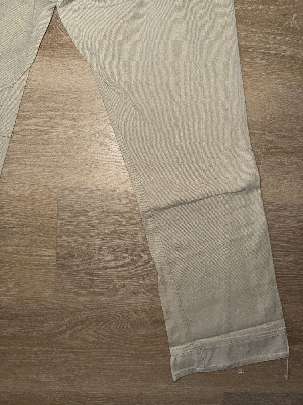 Levi's Vintage 60’s Big E Levi’s White Tab Bell Bottom Denim Jeans Size US 32 / EU 48 - 4 Thumbnail
