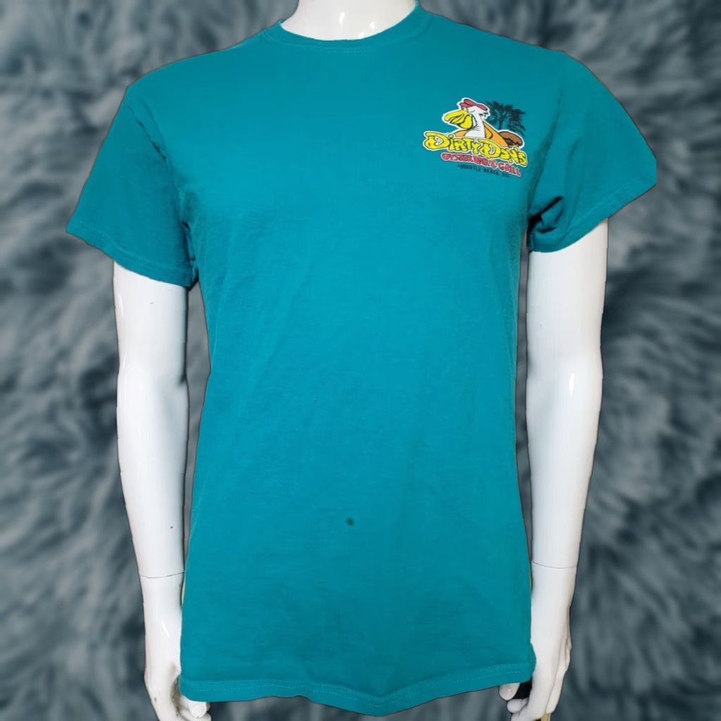 Gildan VTG T-Shirt Men M Dirty Don Myrtle Beach SC Oyster Bar & Grill Blue Cotton 25 Years Size US M / EU 48-50 / 2 - 1 Thumbnail