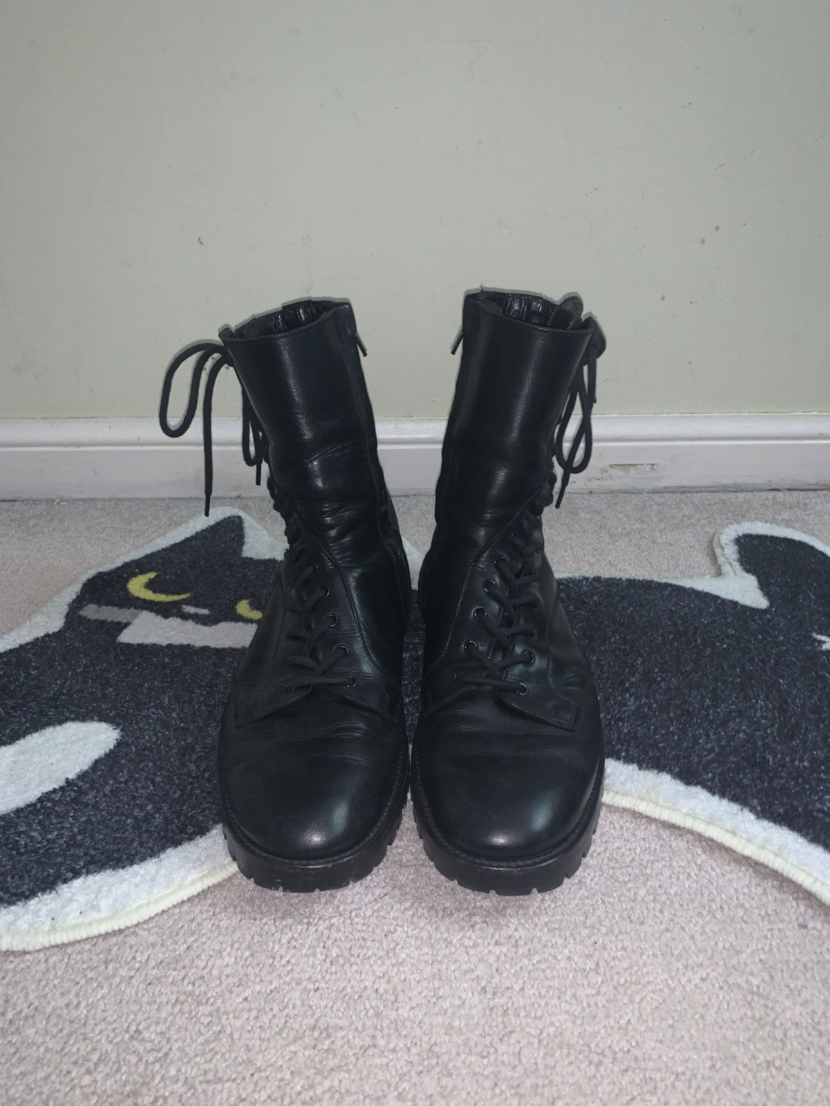 Yohji Yamamoto YYPH Twisted Lace Up Boots Size US 9 / EU 42 - 2 Thumbnail