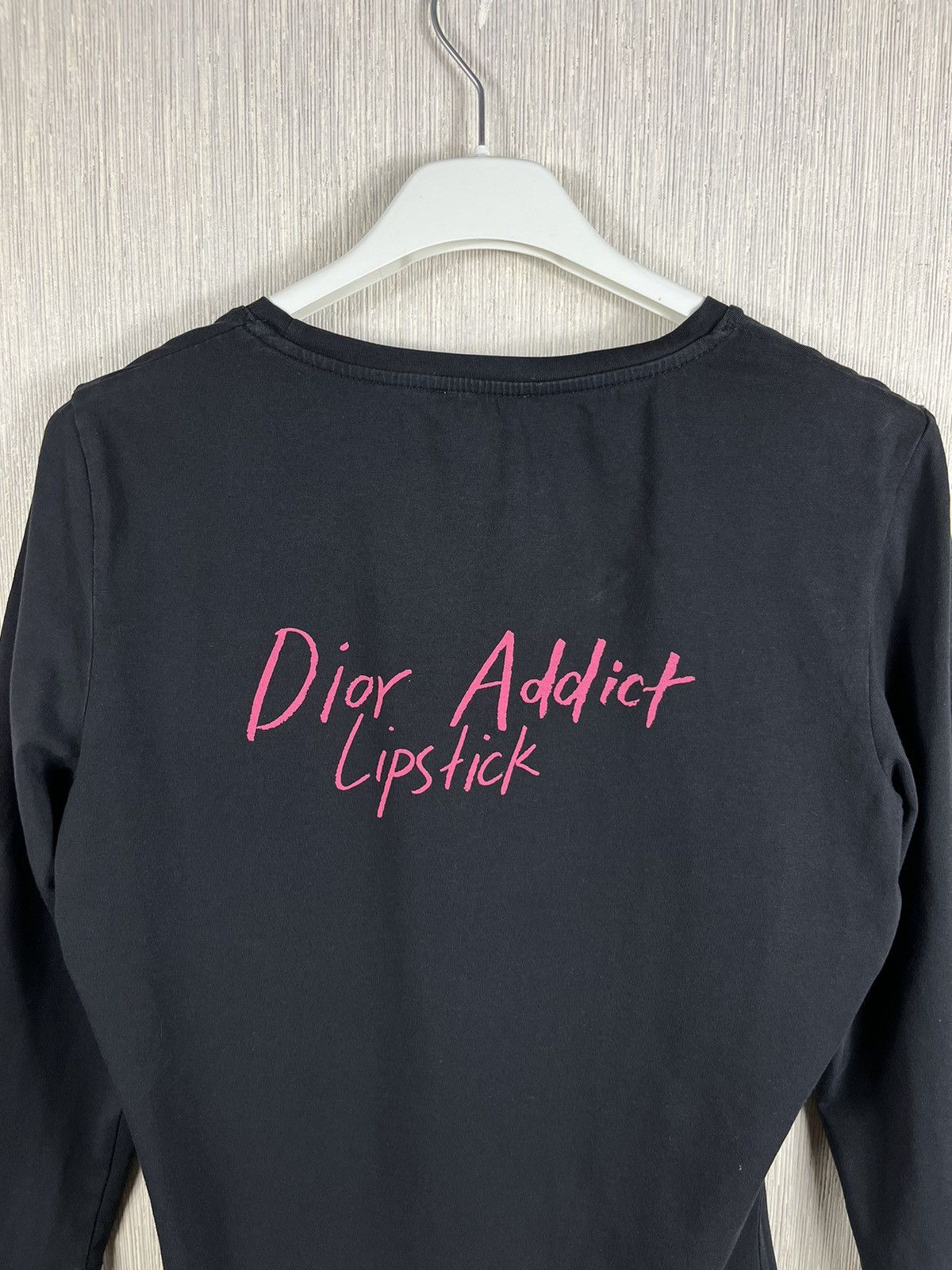 Christian Dior Monsieur × Dior × Vintage CD parfums Christian Dior addict vintage 3/4 sleeve t-shirt Size S / US 4 / IT 40 - 13 Thumbnail