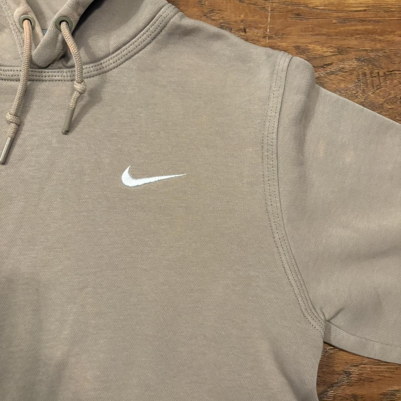 Vintage Crazy Vintage Y2K/2000s Nike Beige Streetwear Style Essential Hoodie! Size US S / EU 44-46 / 1 - 2 Thumbnail