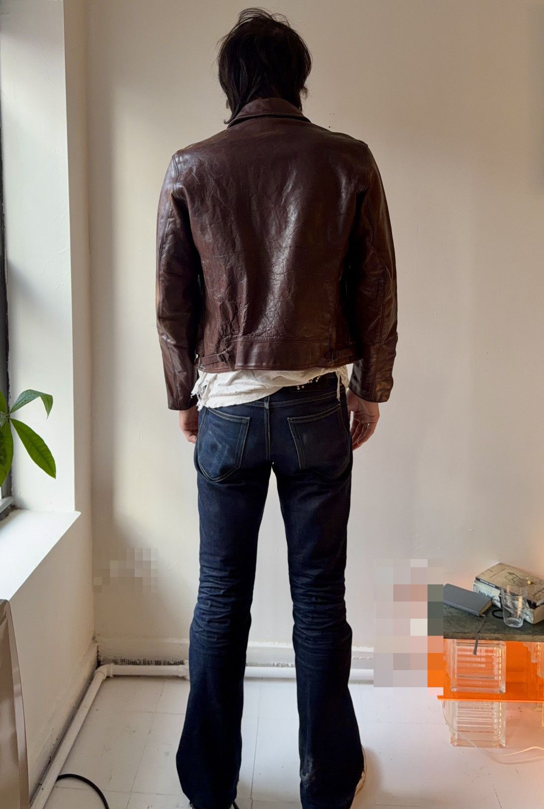 RRL Ralph Lauren RRL Fenton Brown Leather Jacket Size US L / EU 52-54 / 3 - 4 Thumbnail