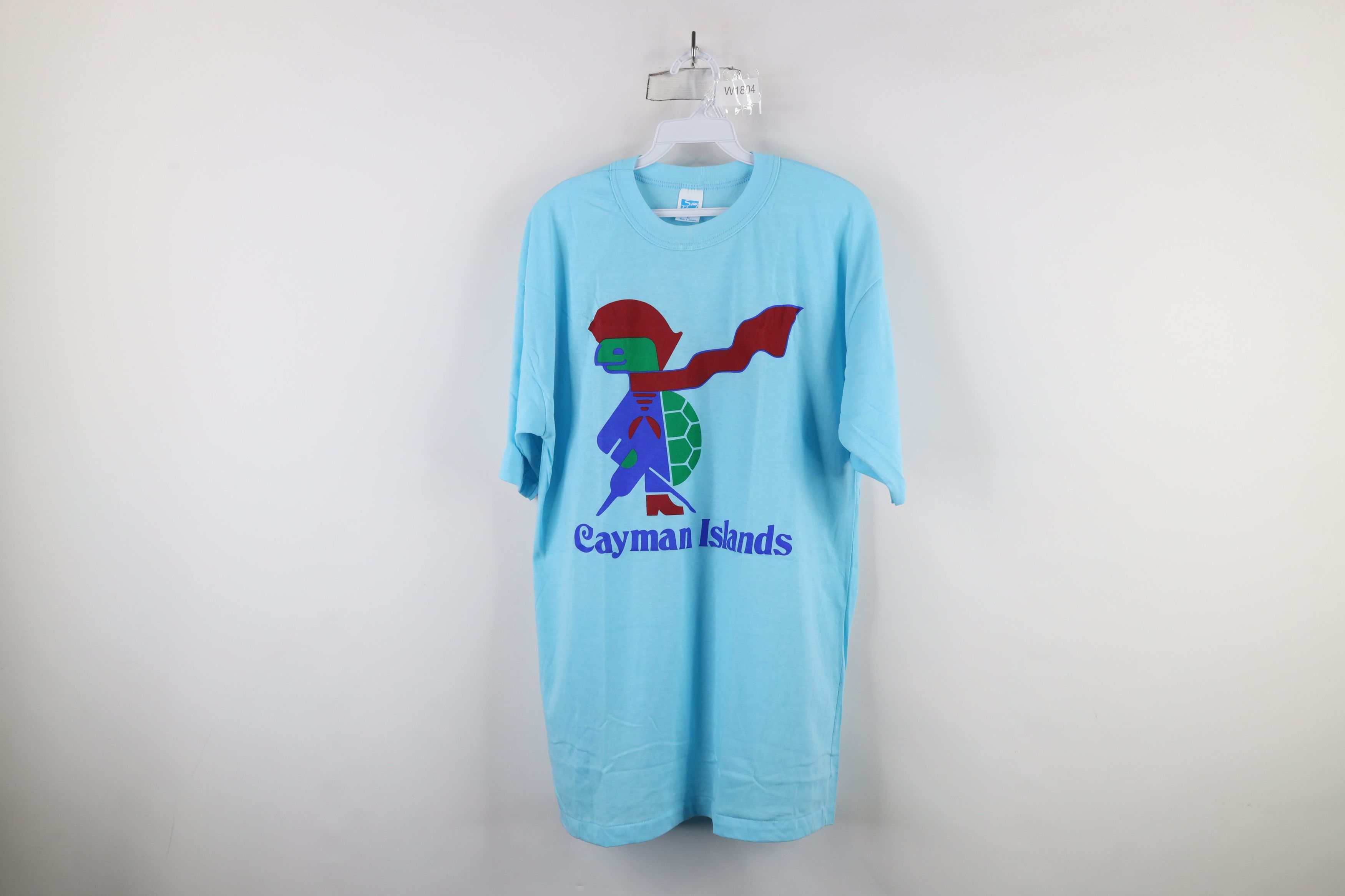 Vintage Vintage 90s Streetwear Turtle Cayman Islands T-Shirt Size US XL / EU 56 / 4 - 1 Thumbnail