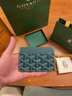 Goyard, Accessories, Goyard Saintflorentin Wallet Green