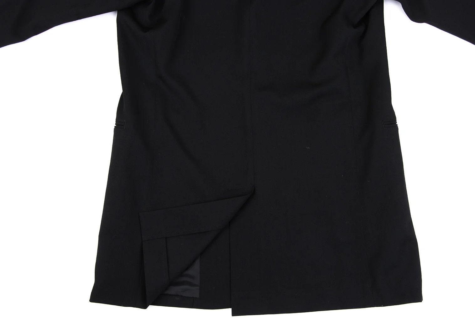 Yohji Yamamoto Yohji Yamamoto Wool Gabardine Jacket Black 3 Size US L / EU 52-54 / 3 - 16 Thumbnail
