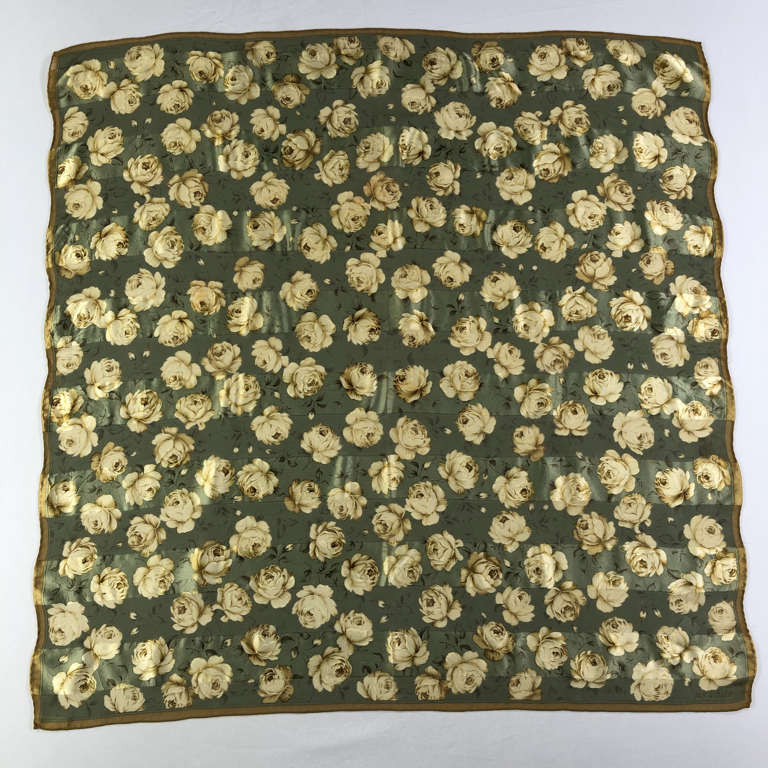 Vintage Vintage Jun Ashida Silk Scarf Size ONE SIZE - 2 Thumbnail