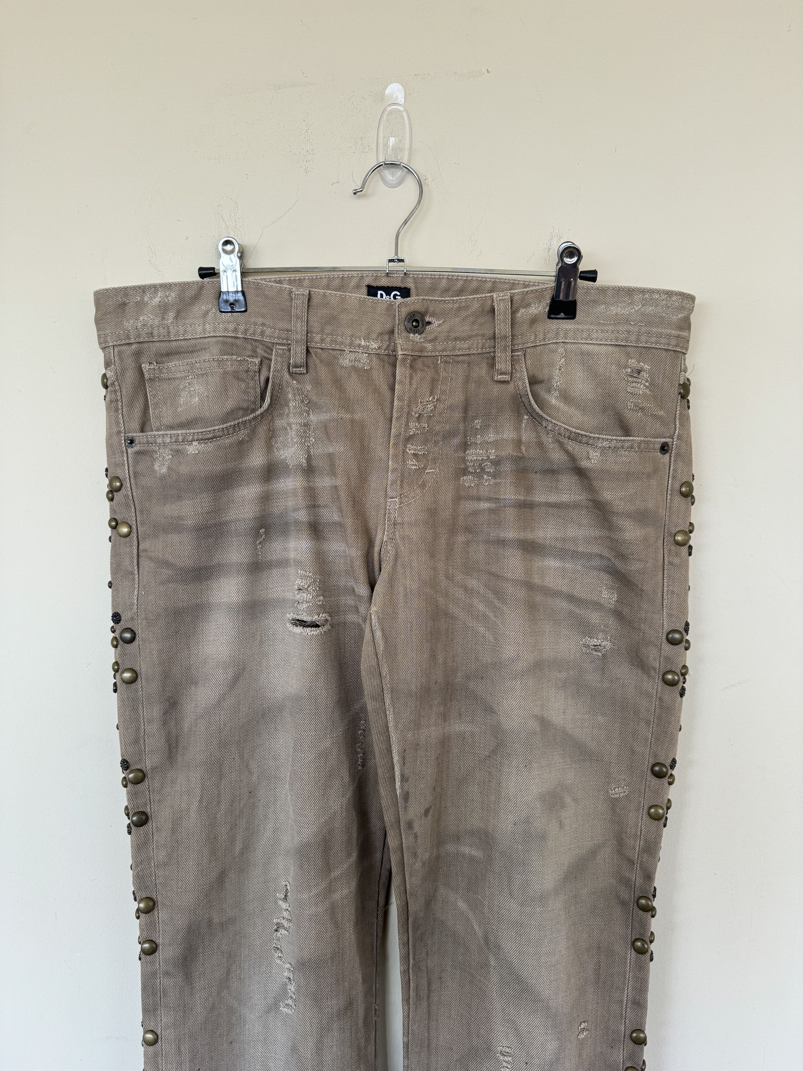 Dolce & Gabbana Vintage Studded Dolce & Gabbana Denim Size US 33 - 4 Thumbnail