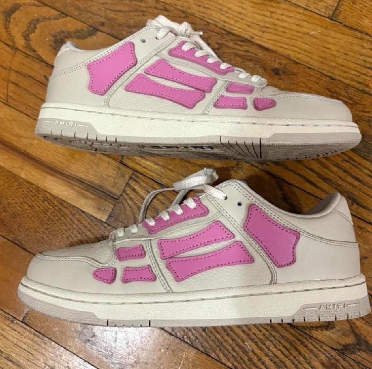 Amiri Amiri Womens Skel Low Top ‘Beige Pink’ Size US 9 / IT 39 - 4 Thumbnail