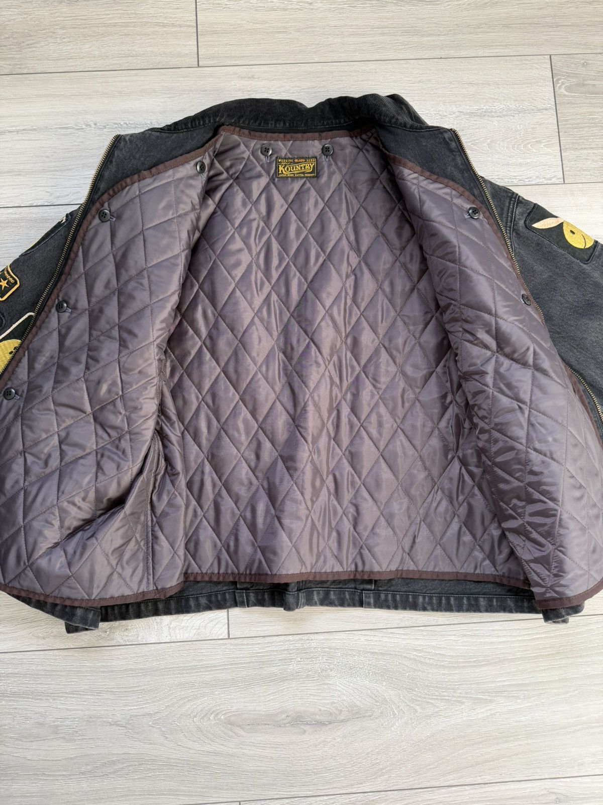 Kapital Kapital 14oz Denim T-Back Drizzler Jacket “Anarchy Rainbowy” Size US L / EU 52-54 / 3 - 2 Thumbnail
