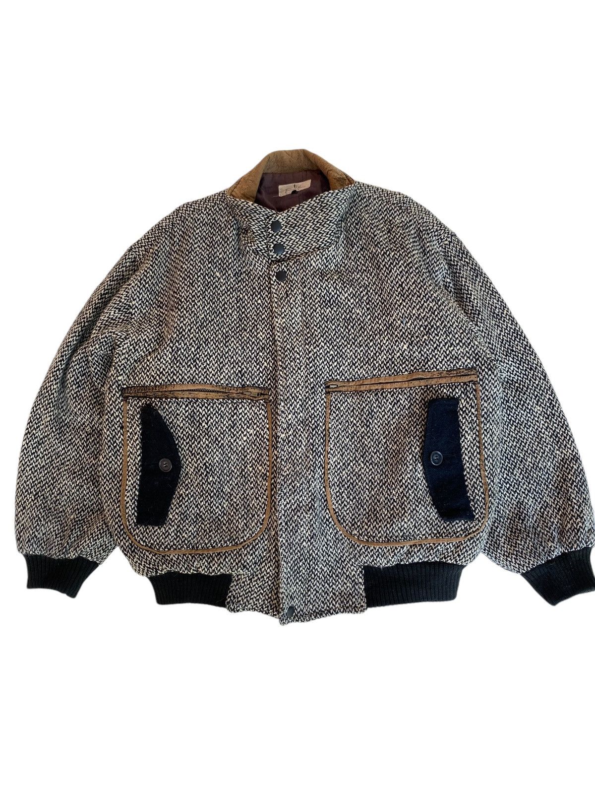 Japanese Brand VTG Japan Wool Jacket Issey Miyake Style Size US L / EU 52-54 / 3 - 1 Thumbnail